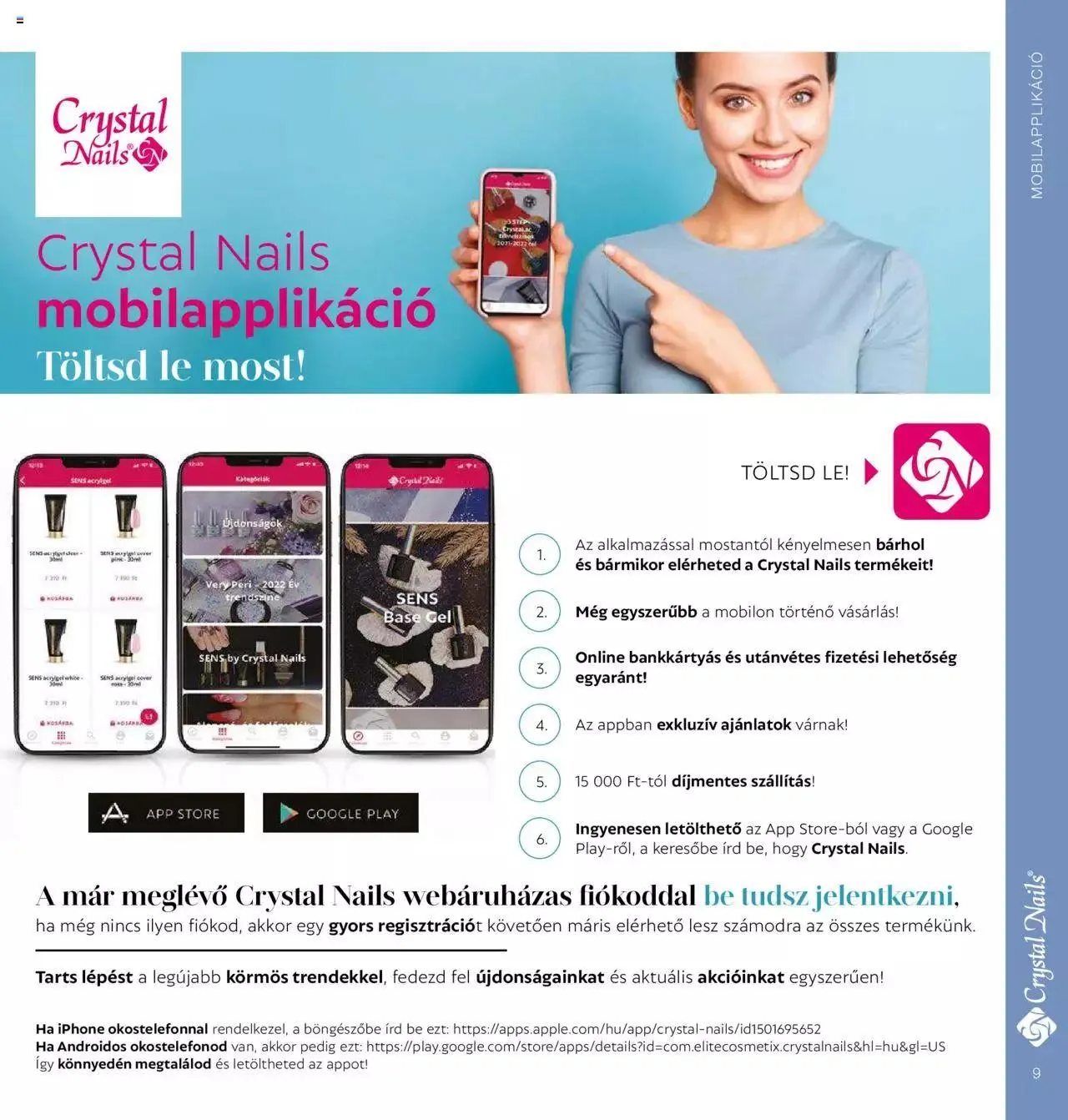 Katalógus Crystal Nails - Nagykatalógus 22/23 március 8.-tól december 31.-ig 2023. - Oldal 9