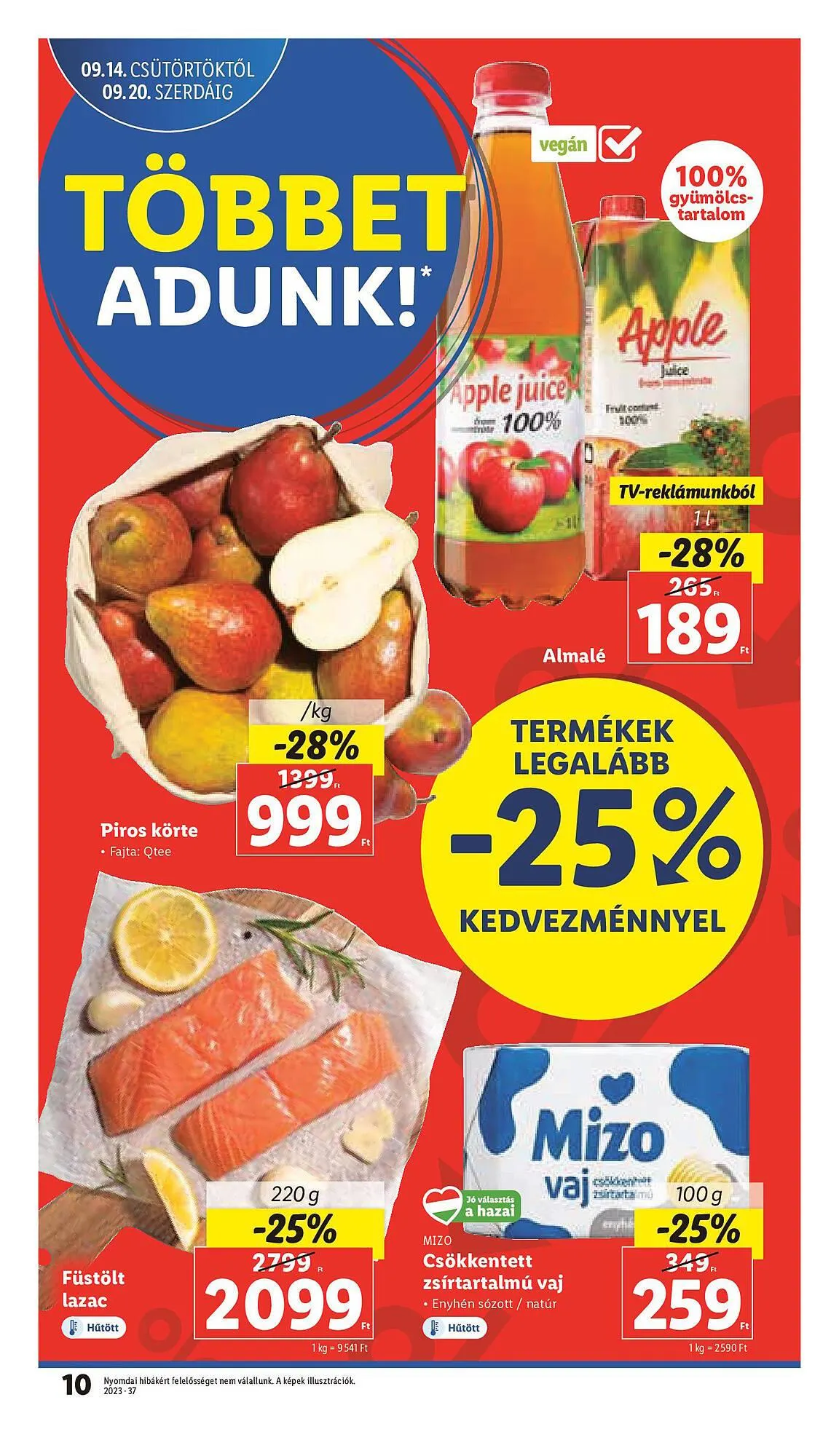 Katalógus Lidl akciós újság szeptember 14.-tól szeptember 20.-ig 2023. - Oldal 10