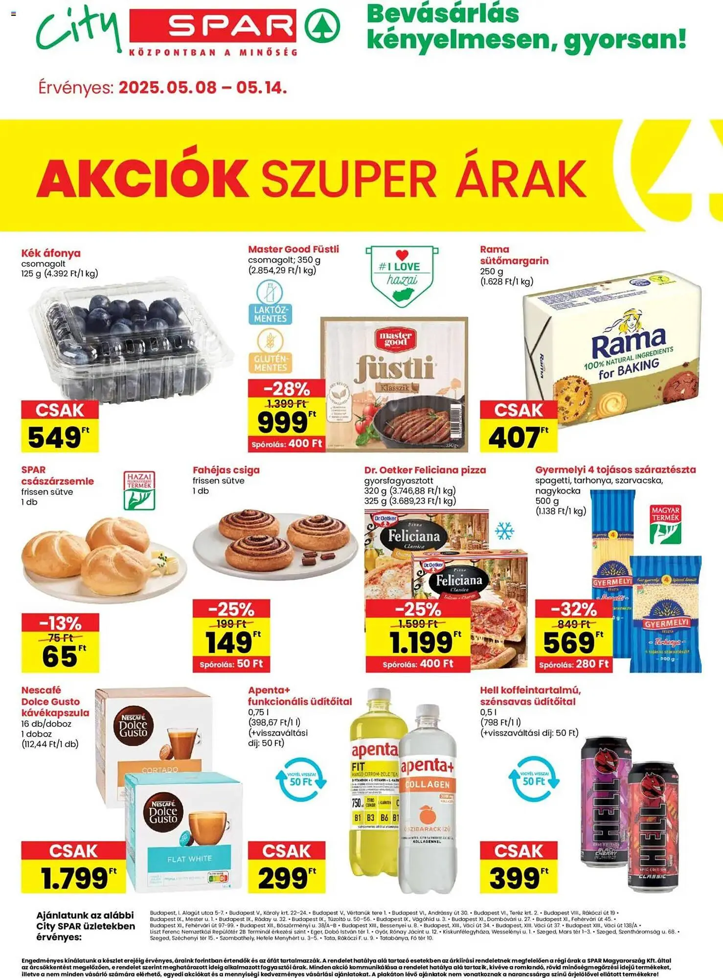 Katalógus Spar akciós újság május 8.-tól május 14.-ig 2025. - Oldal 1