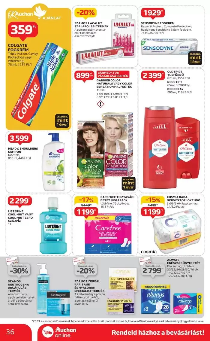 Katalógus Catalog Auchan október 28.-tól november 6.-ig 2024. - Oldal 36