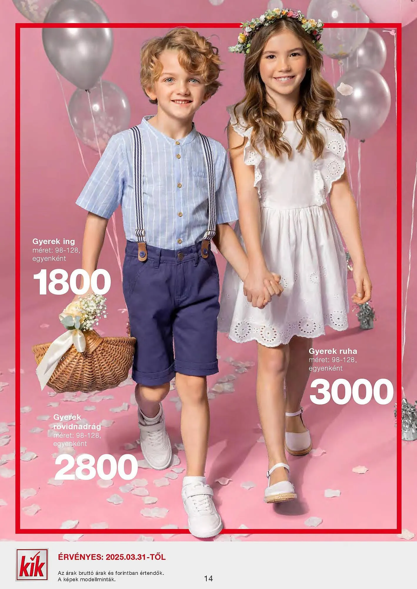 Katalógus Kik akciós újság március 28.-tól április 30.-ig 2025. - Oldal 14