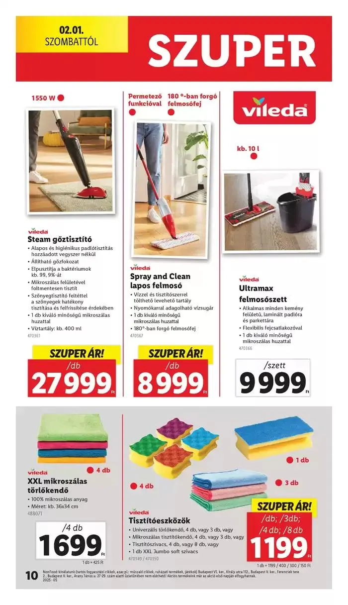 Katalógus Nonfood kínálatunk - 05. hét január 30.-tól február 5.-ig 2025. - Oldal 10