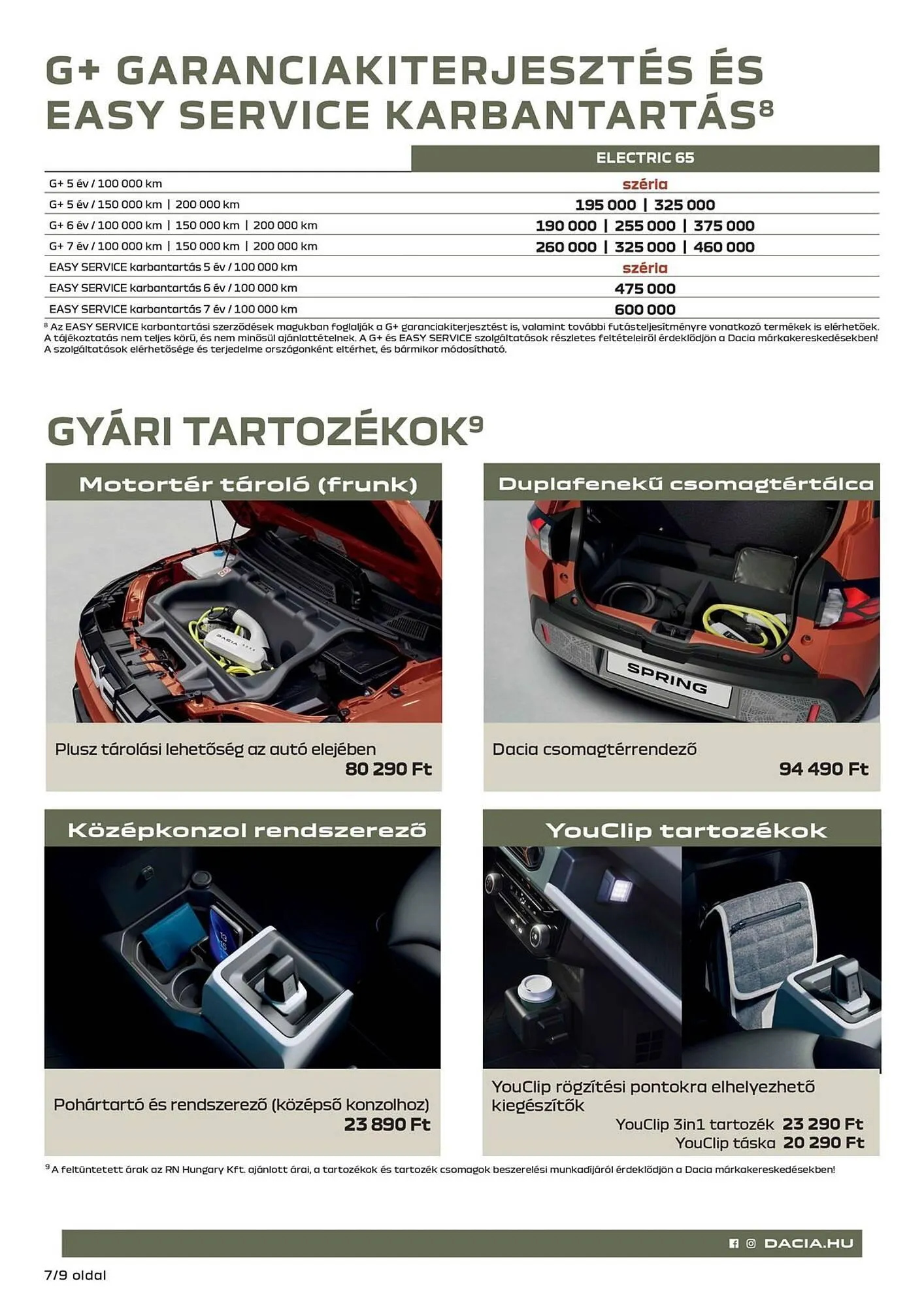 Katalógus Dacia akciós újság március 14.-tól április 27.-ig 2025. - Oldal 7