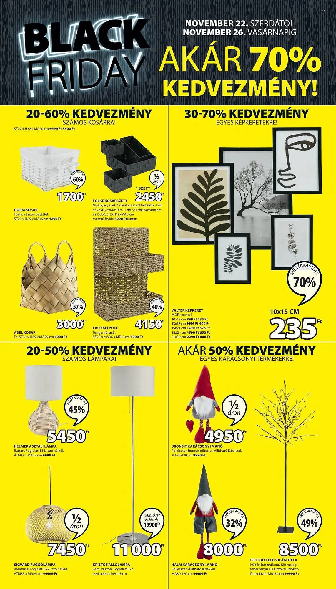 Katalógus JYSK akciós újság november 22.-tól november 26.-ig 2023. - Oldal 11