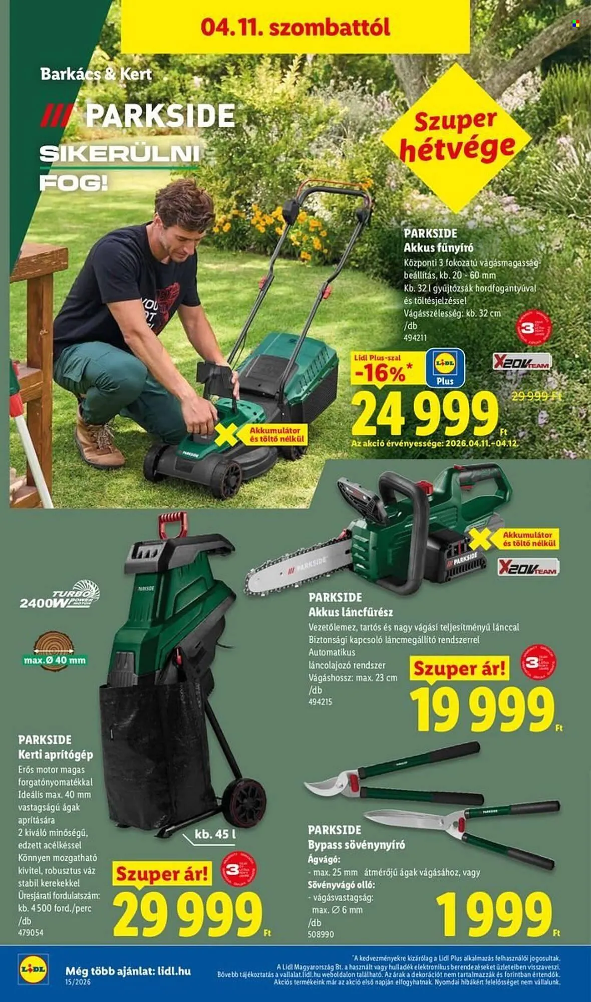 Katalógus Lidl akciós újság április 9.-tól április 15.-ig 2026. - Oldal 16