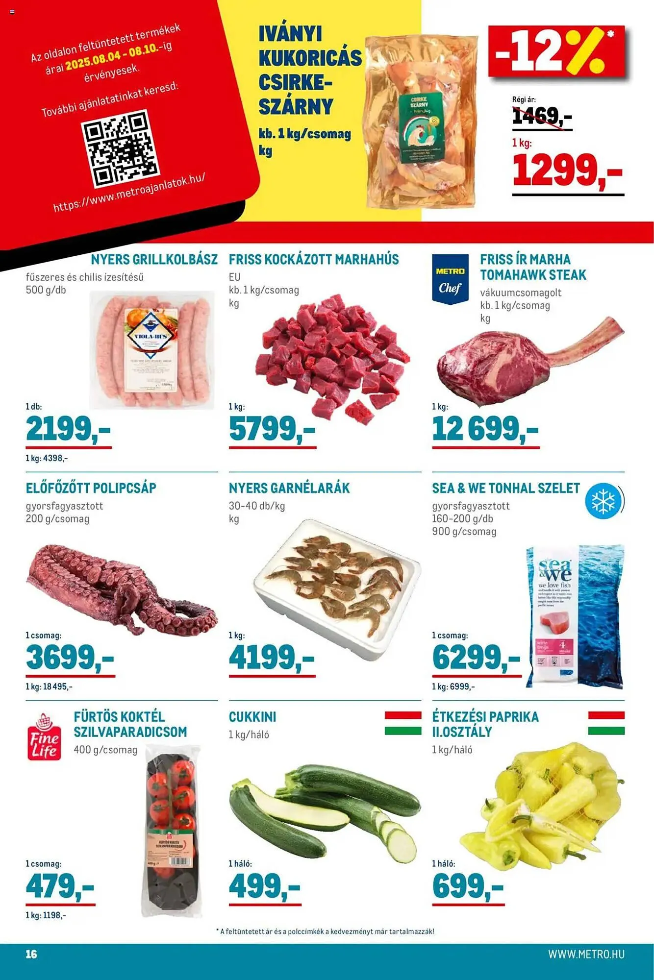 Katalógus Metro akciós újság augusztus 1.-tól augusztus 31.-ig 2025. - Oldal 16