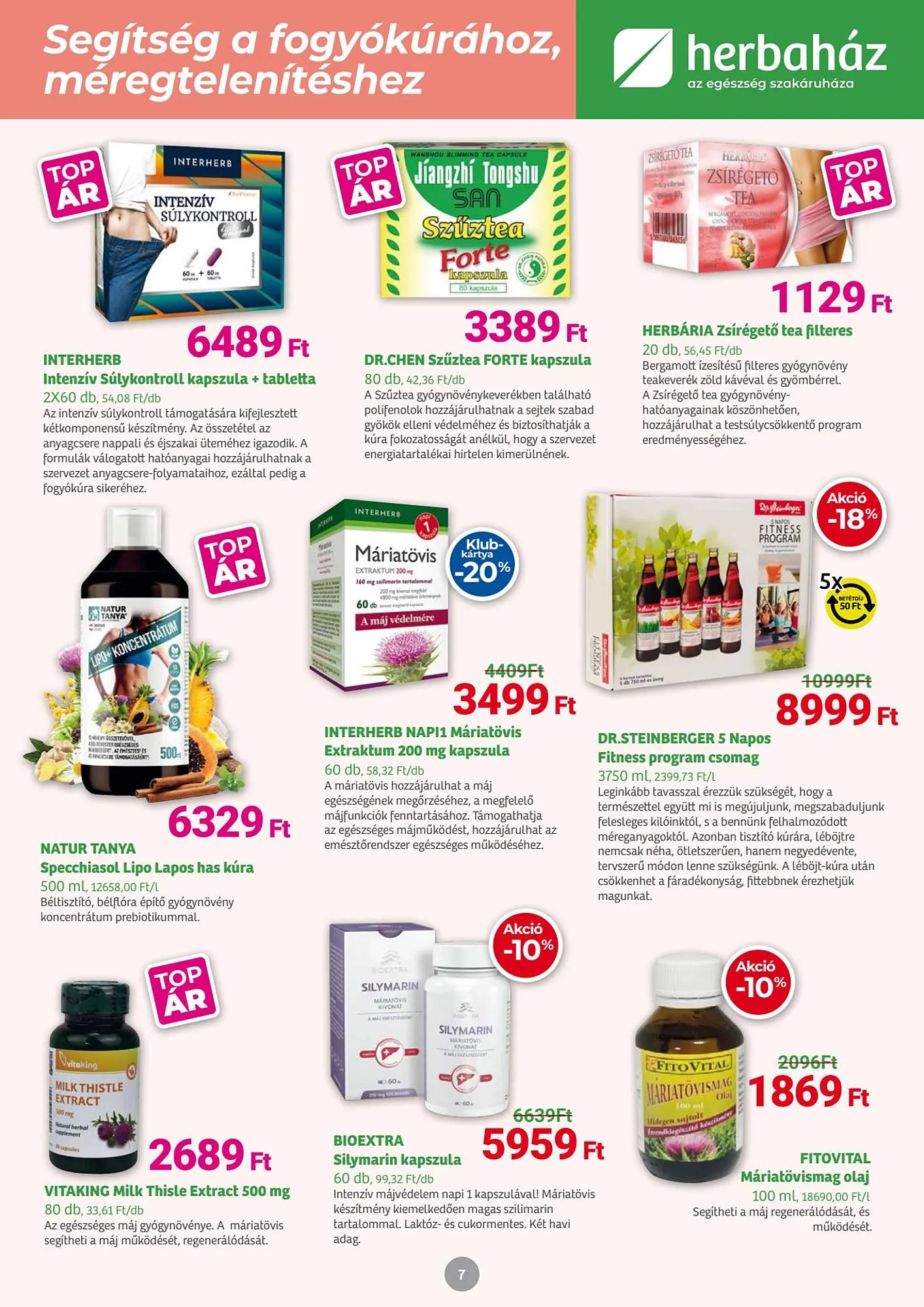 Katalógus Herbaház akciós újság március 3.-tól március 30.-ig 2025. - Oldal 7