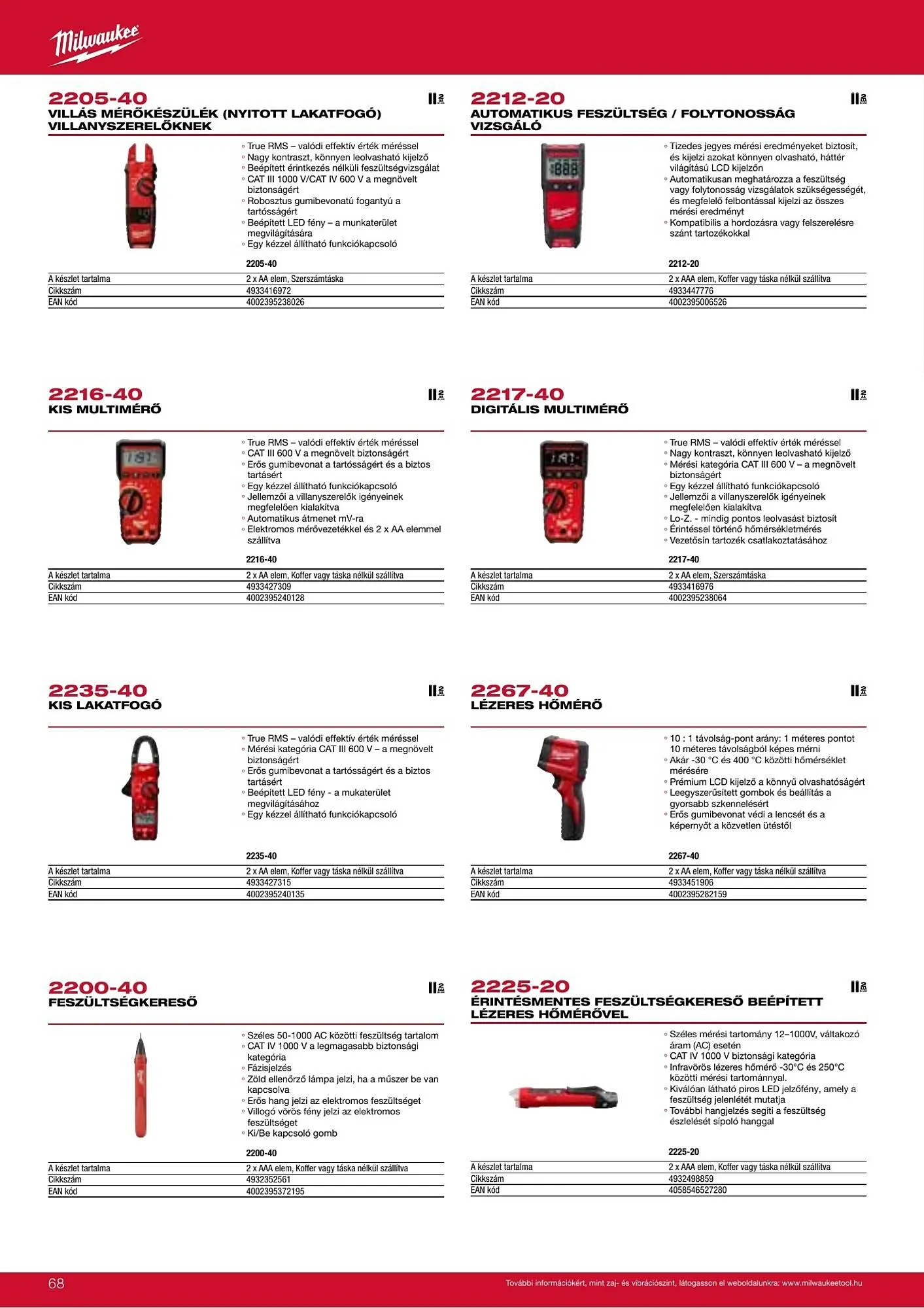 Katalógus Milwaukee akciós újság szeptember 16.-tól december 31.-ig 2026. - Oldal 68