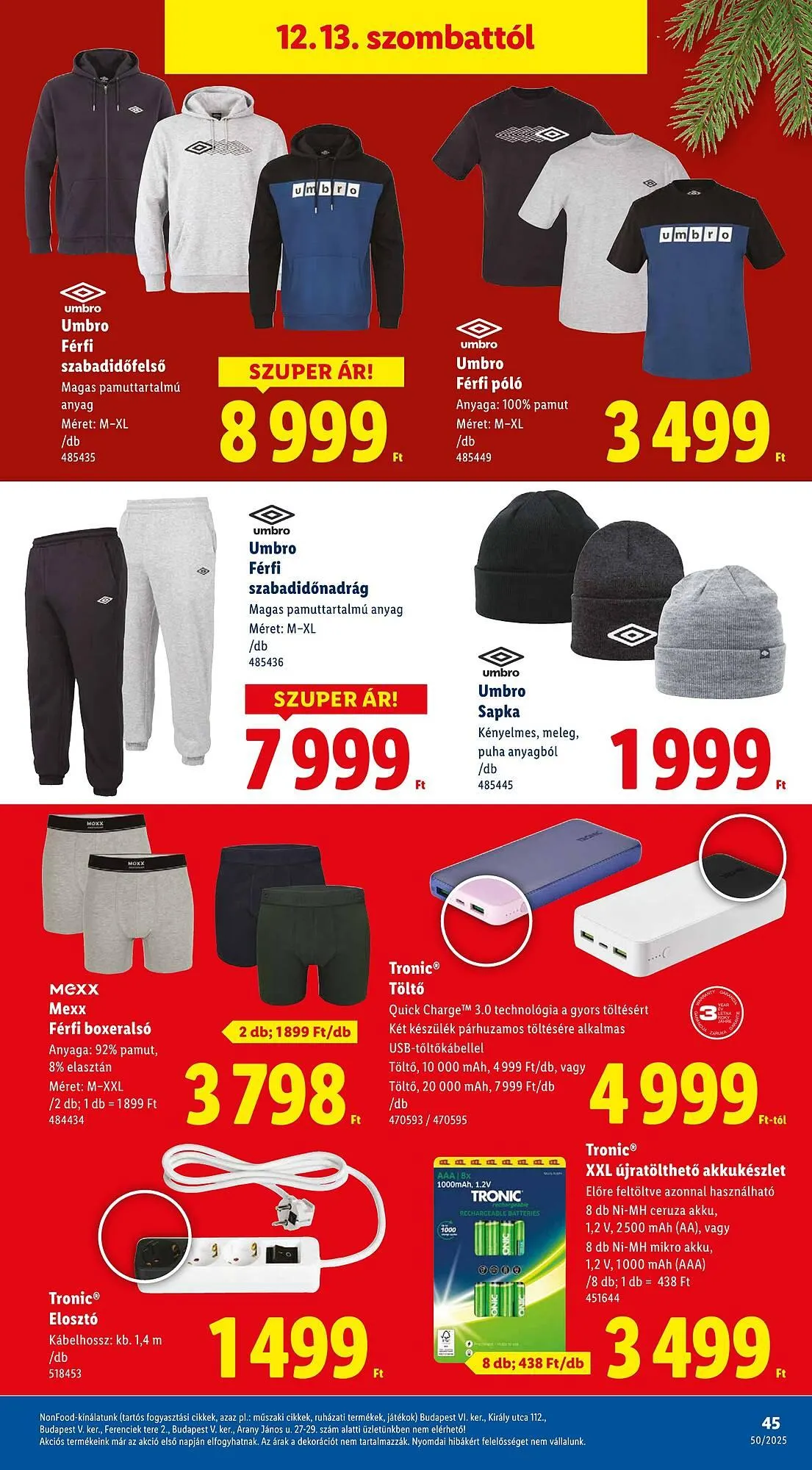 Katalógus Lidl akciós újság december 11.-tól december 17.-ig 2025. - Oldal 45