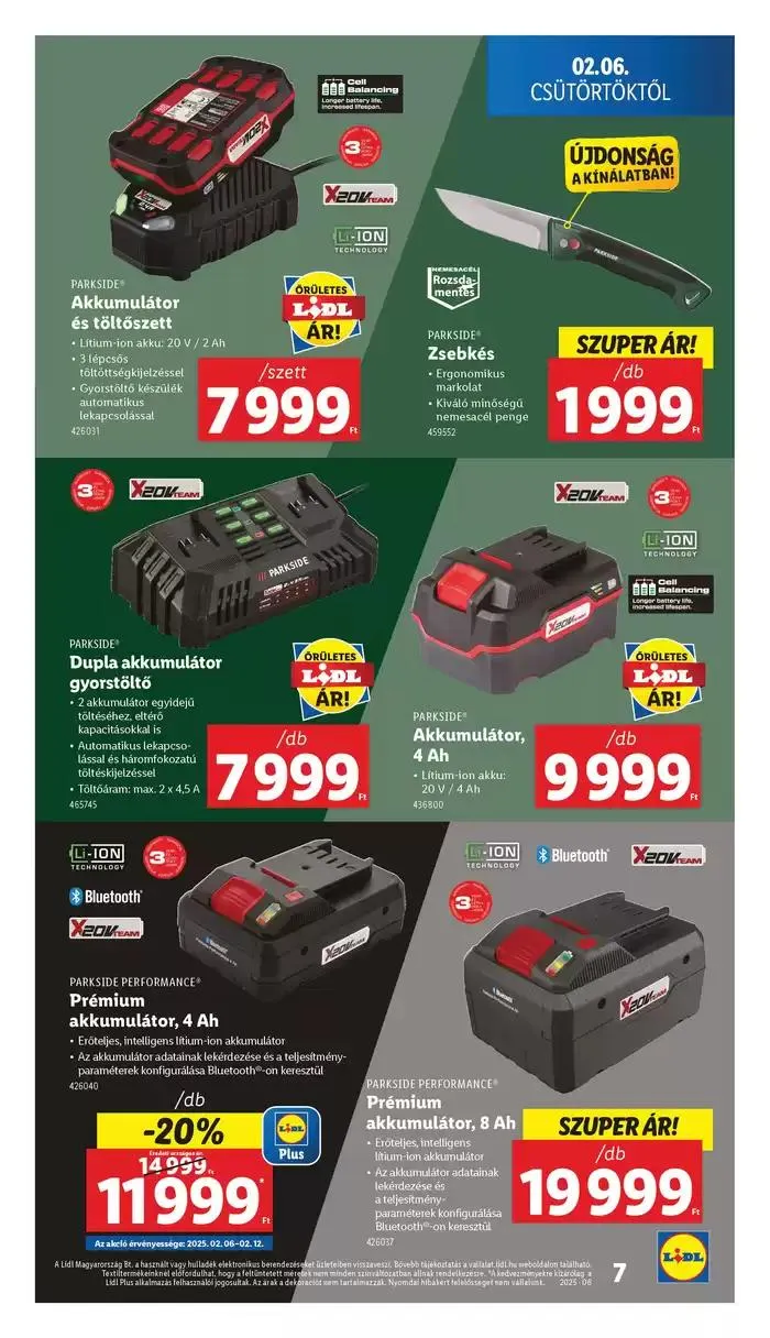 Katalógus Nonfood kínálatunk - 06. hét február 6.-tól február 12.-ig 2025. - Oldal 7