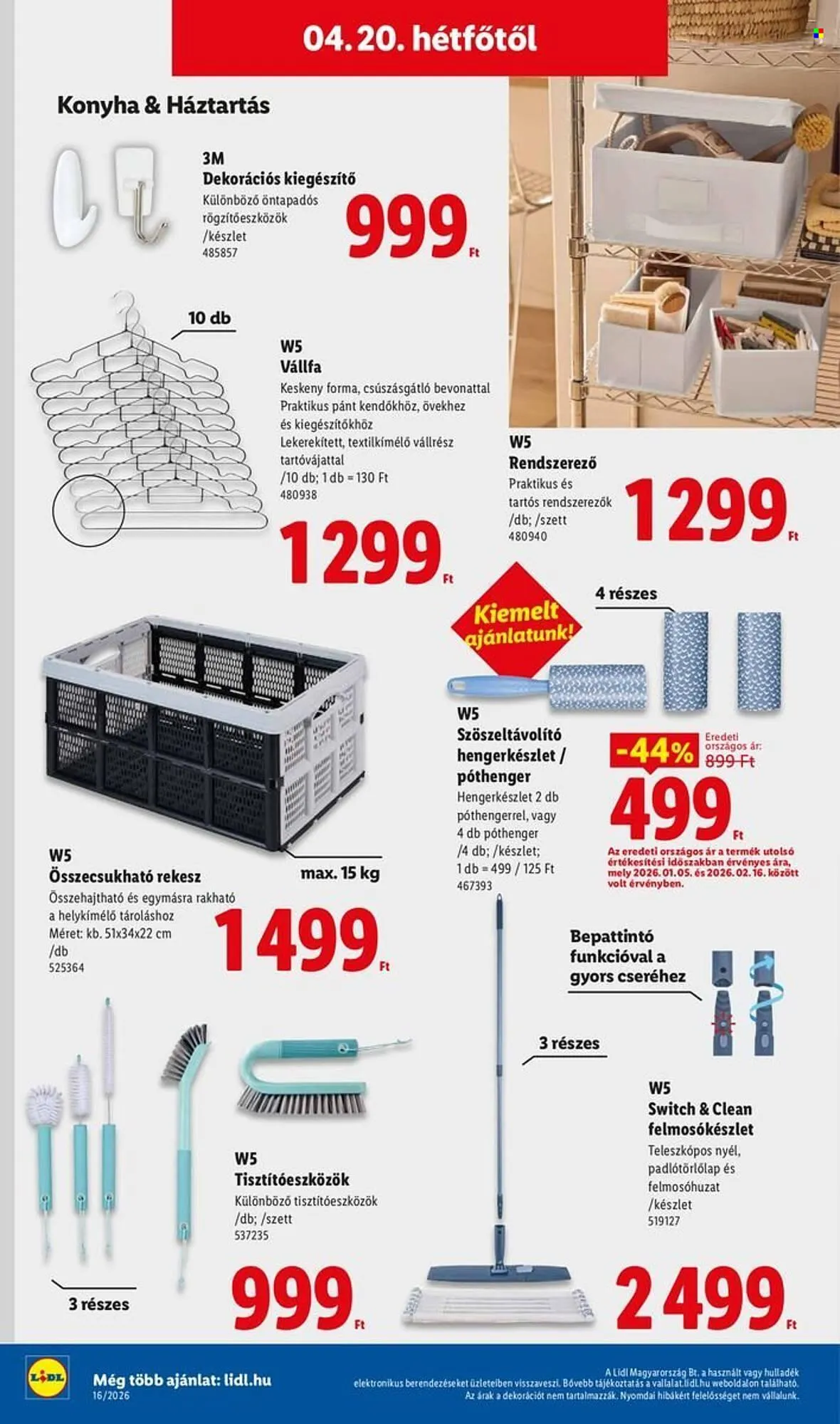 Katalógus Lidl akciós újság április 16.-tól április 22.-ig 2026. - Oldal 44