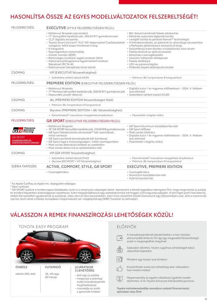 Katalógus Toyota Új YARIS Hybrid július 16.-tól július 16.-ig 2025. - Oldal 9
