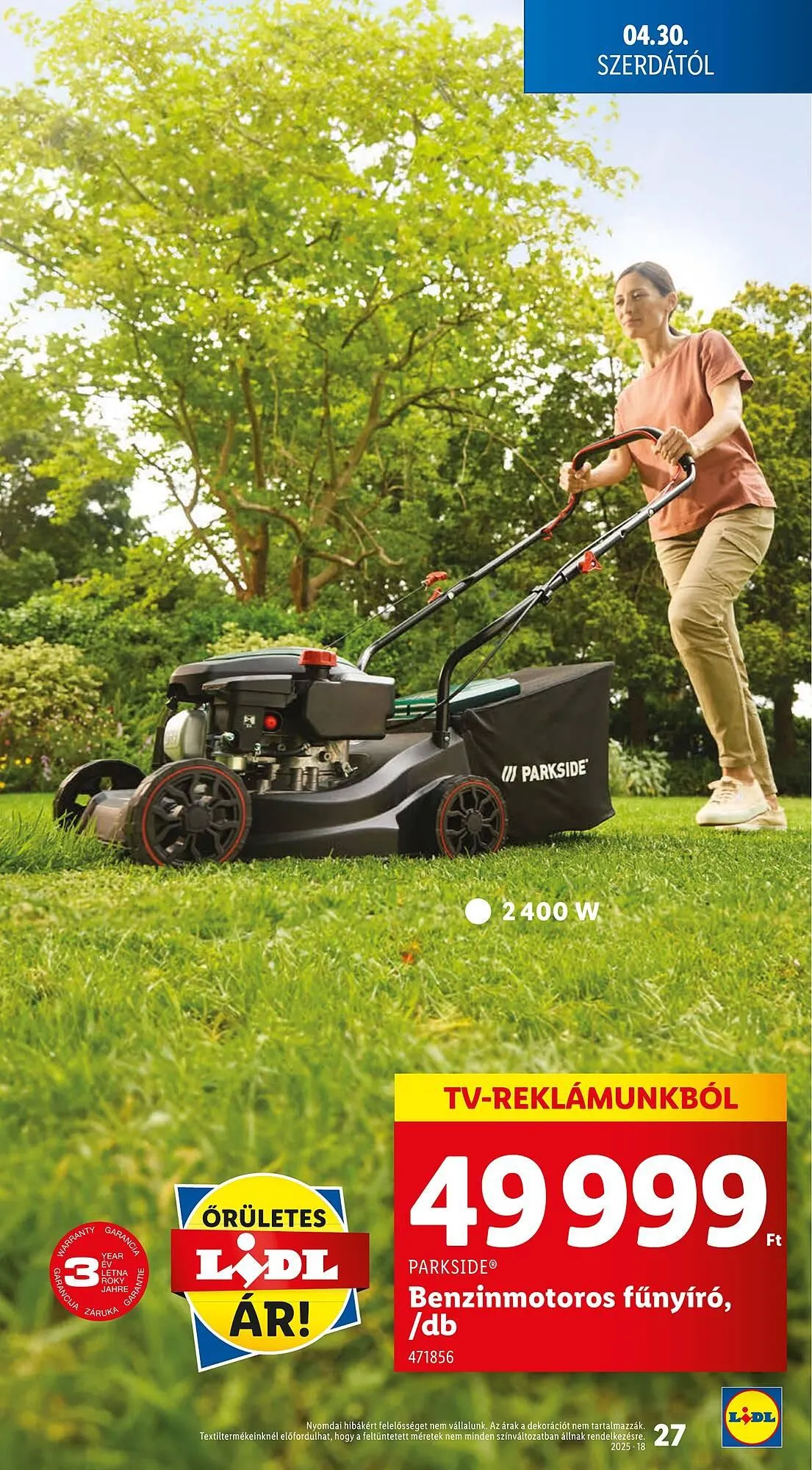 Katalógus Lidl akciós újság április 30.-tól május 4.-ig 2025. - Oldal 27