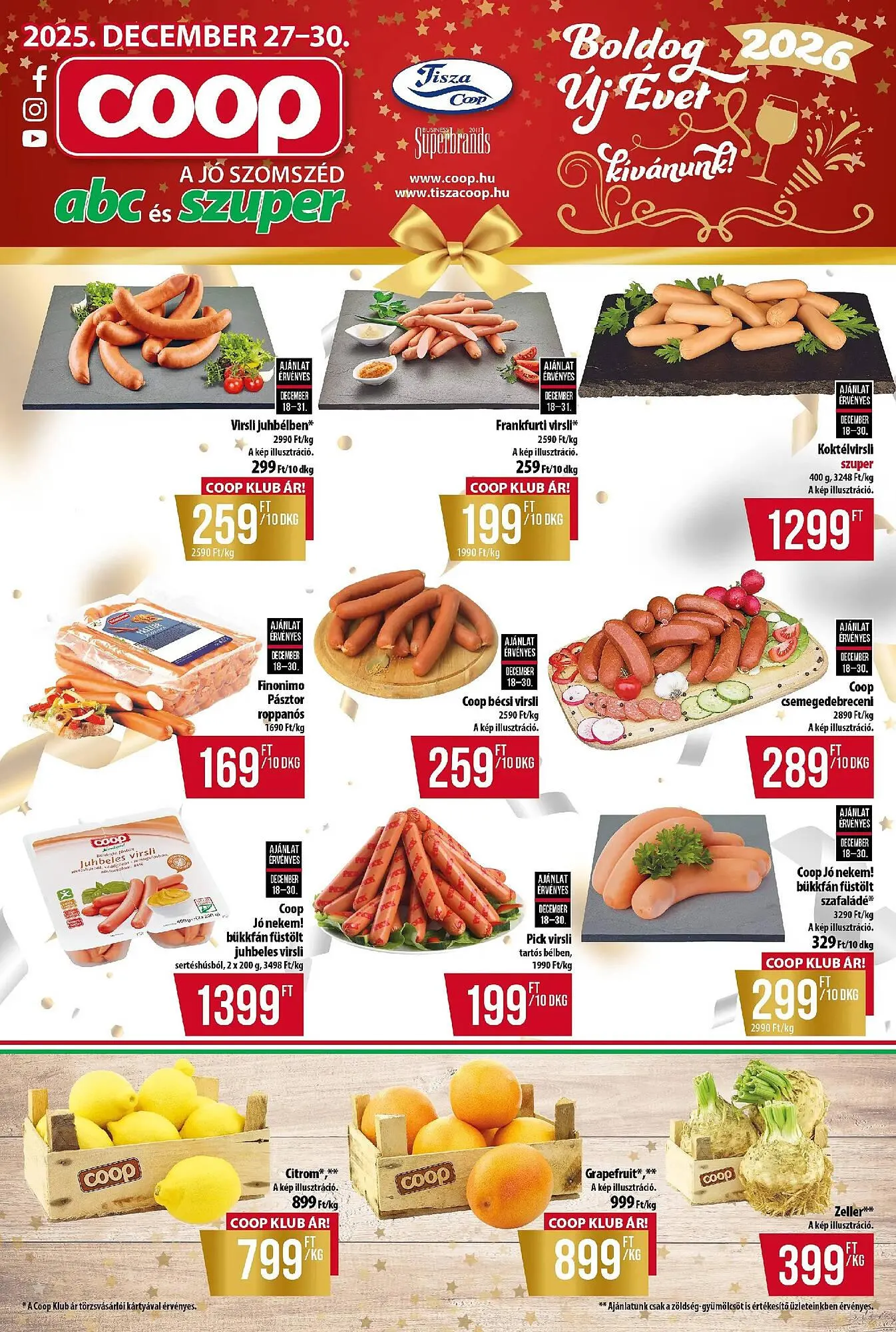 Katalógus Coop akciós újság december 27.-tól december 30.-ig 2025. - Oldal 1