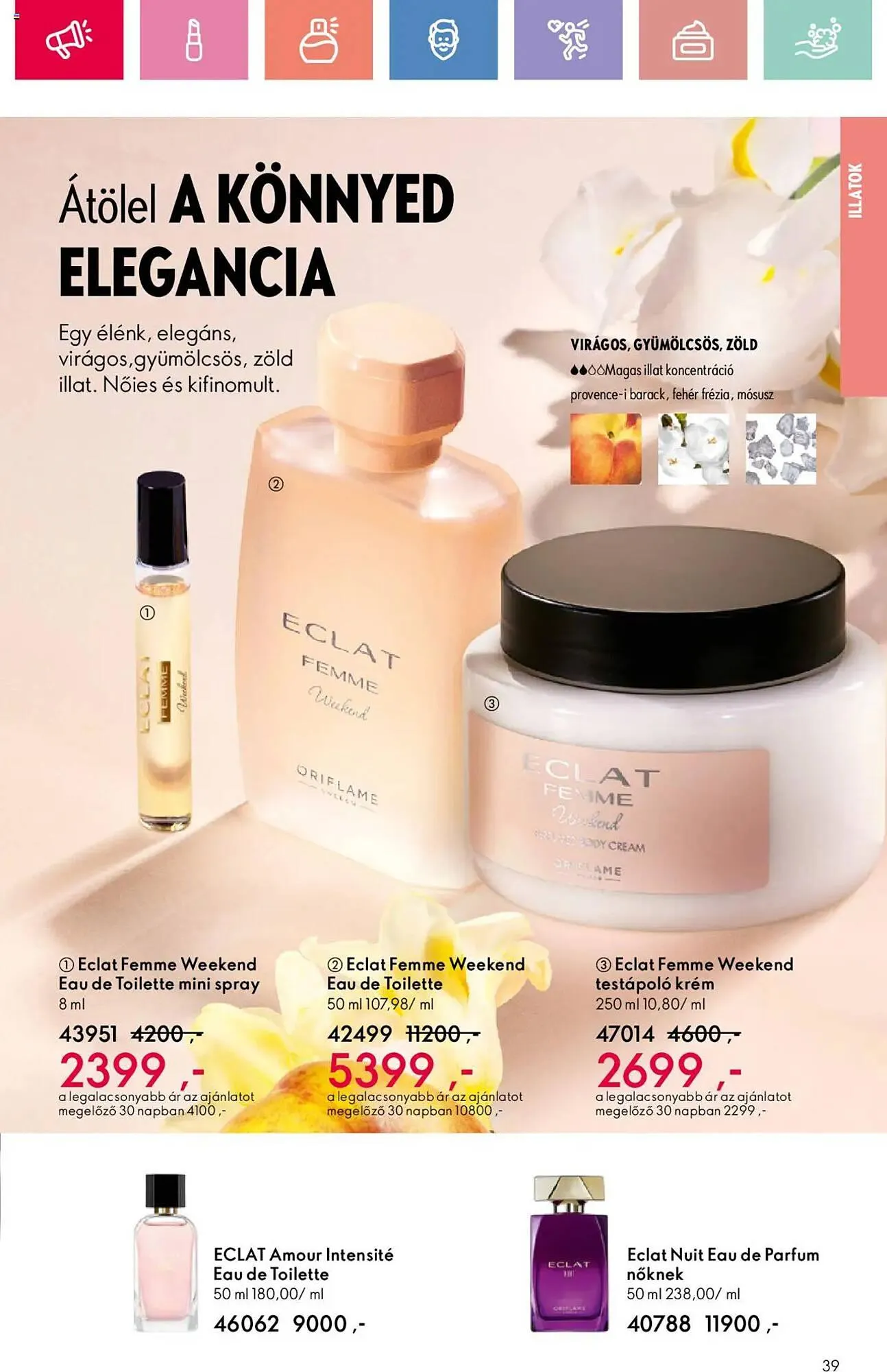 Katalógus Oriflame akciós újság március 23.-tól április 12.-ig 2025. - Oldal 39