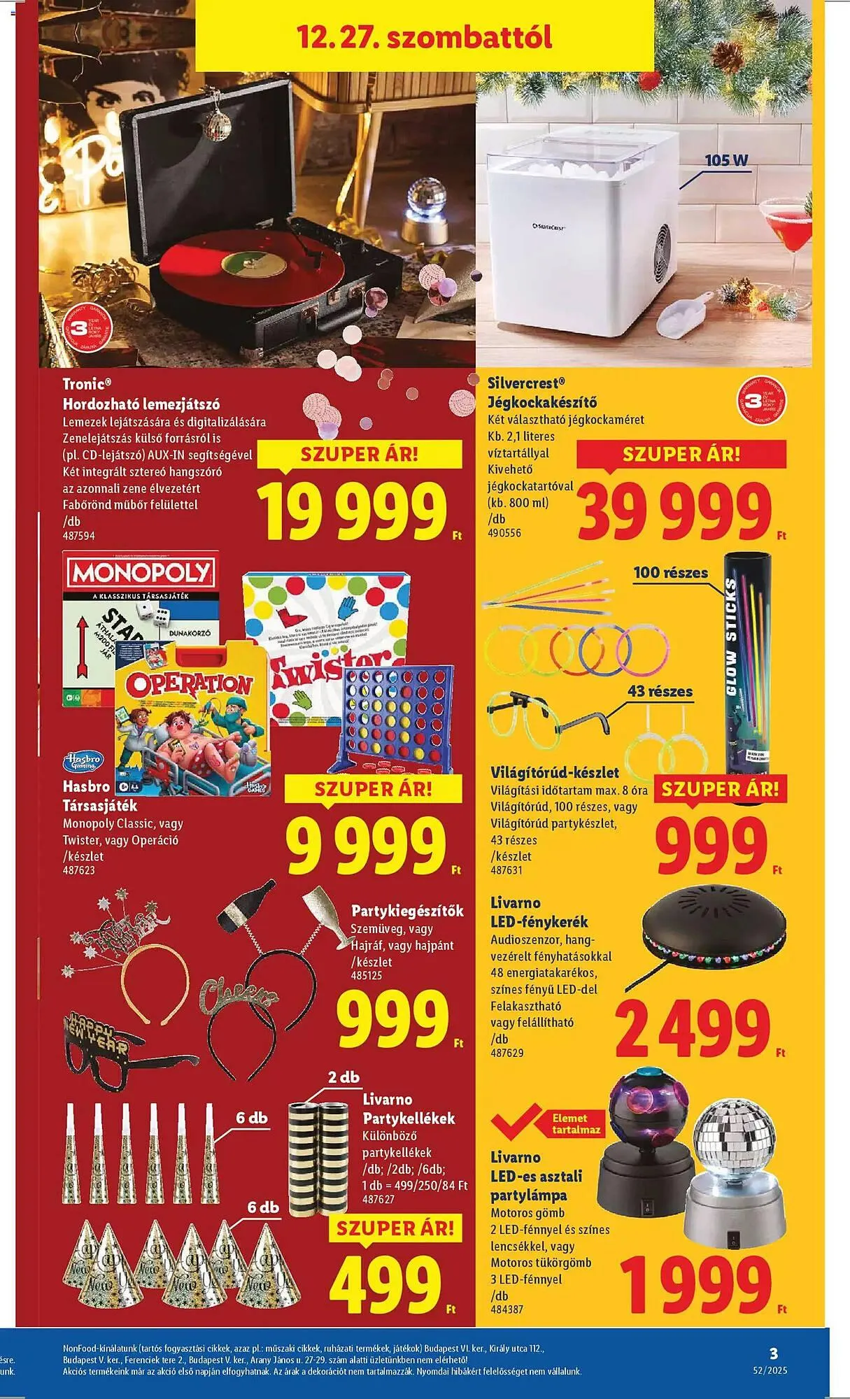 Katalógus Lidl akciós újság december 27.-tól december 31.-ig 2025. - Oldal 3