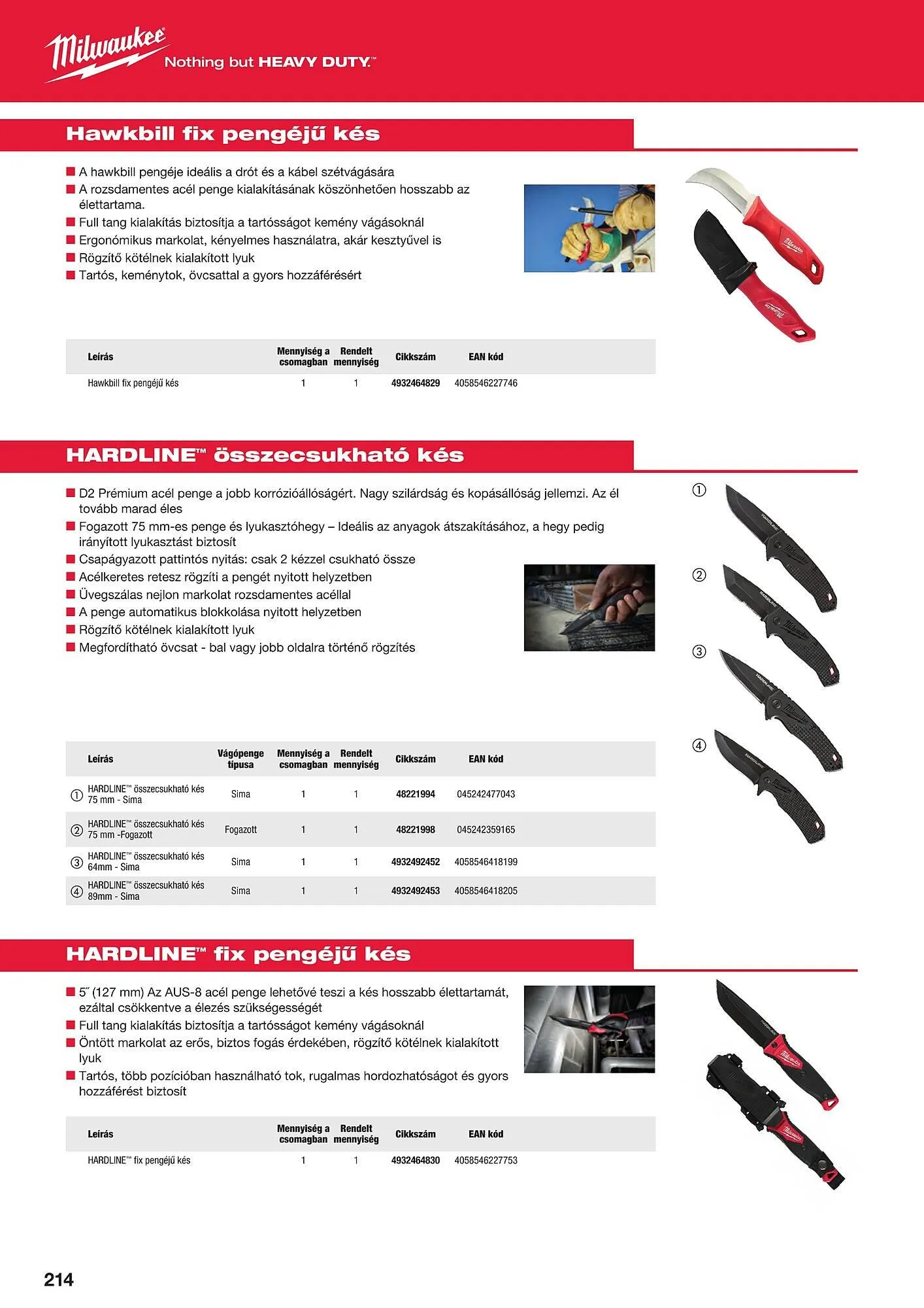 Katalógus Milwaukee akciós újság szeptember 16.-tól december 31.-ig 2025. - Oldal 214
