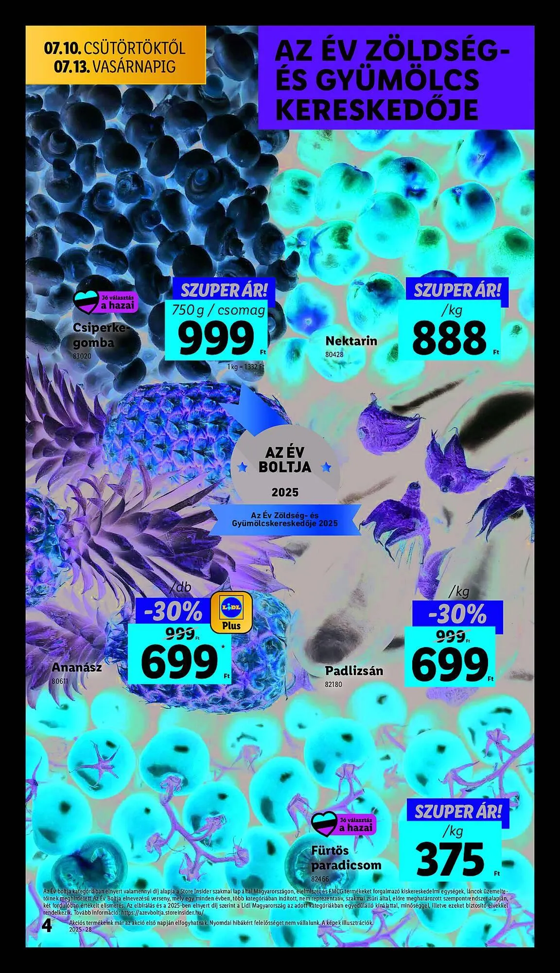 Katalógus Lidl akciós újság július 10.-tól július 16.-ig 2025. - Oldal 4