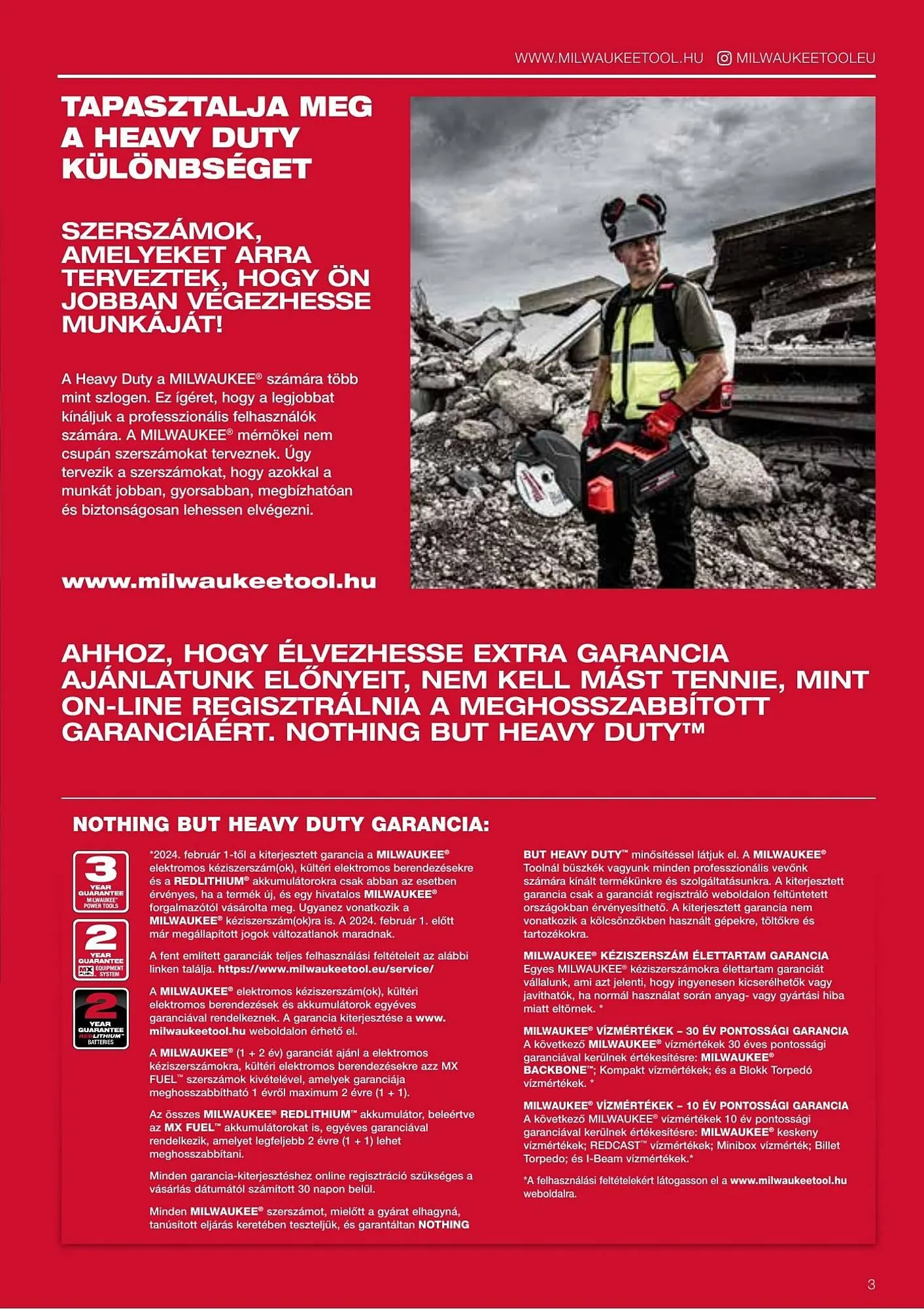 Katalógus Milwaukee akciós újság szeptember 16.-tól december 31.-ig 2026. - Oldal 3