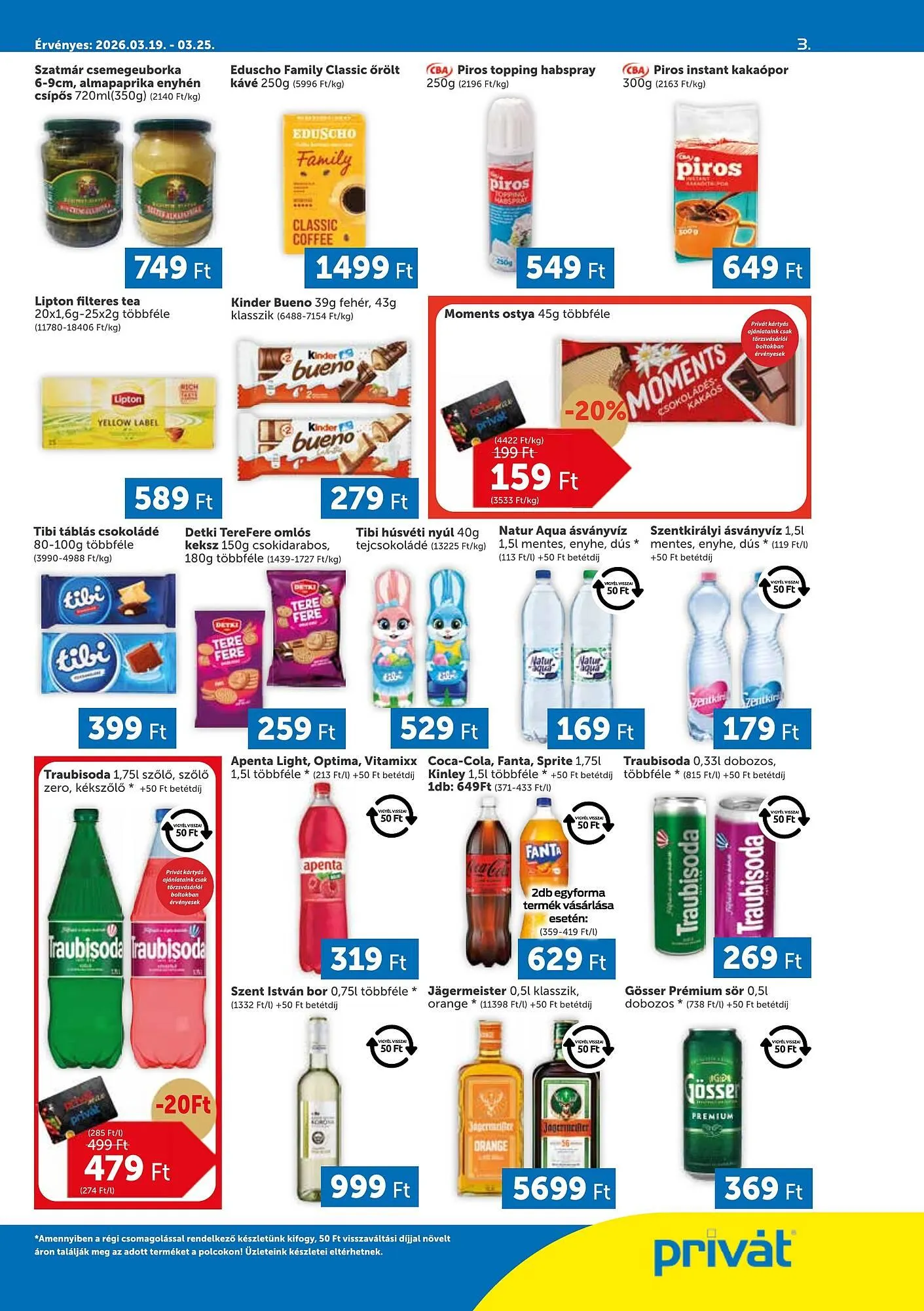 Katalógus PRIVÁT akciós újság március 19.-tól március 25.-ig 2026. - Oldal 3