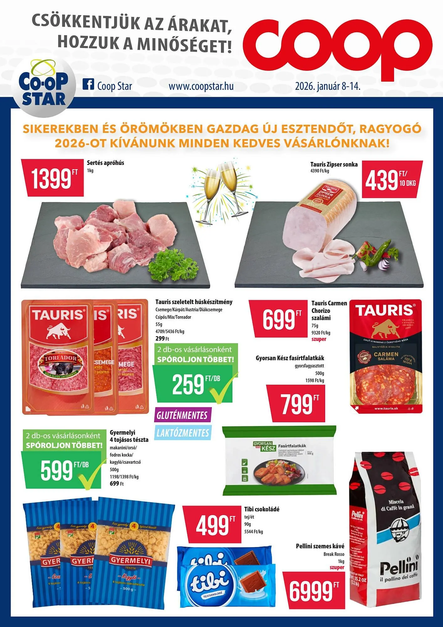 Katalógus Coop akciós újság január 8.-tól január 14.-ig 2026. - Oldal 1