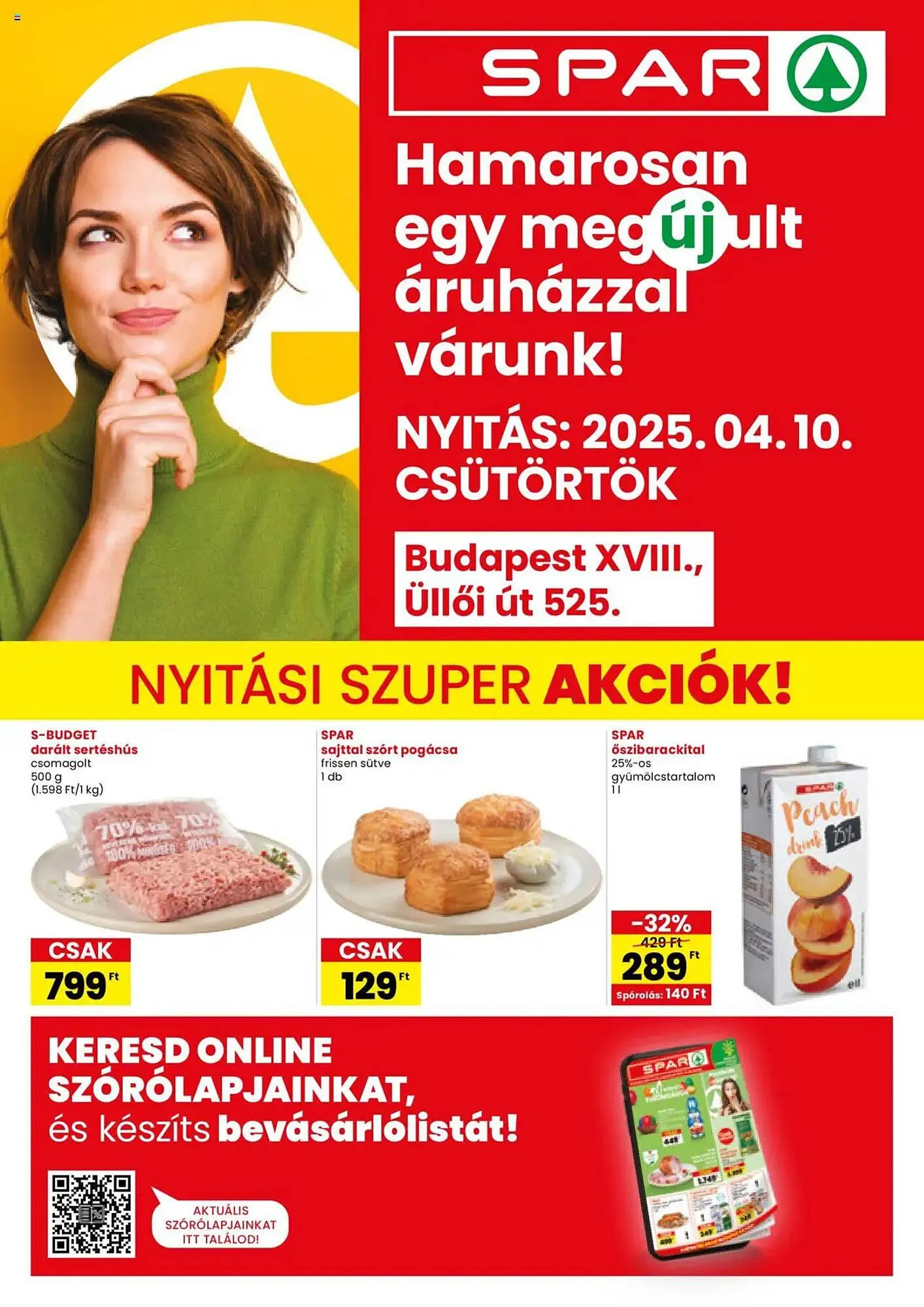 Katalógus Spar akciós újság április 10.-tól április 16.-ig 2025. - Oldal 1