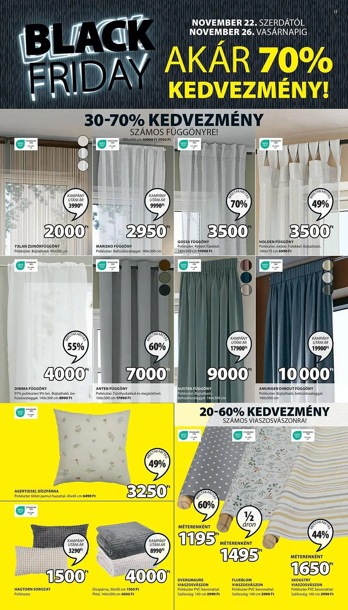 Katalógus JYSK akciós újság november 22.-tól november 26.-ig 2023. - Oldal 13