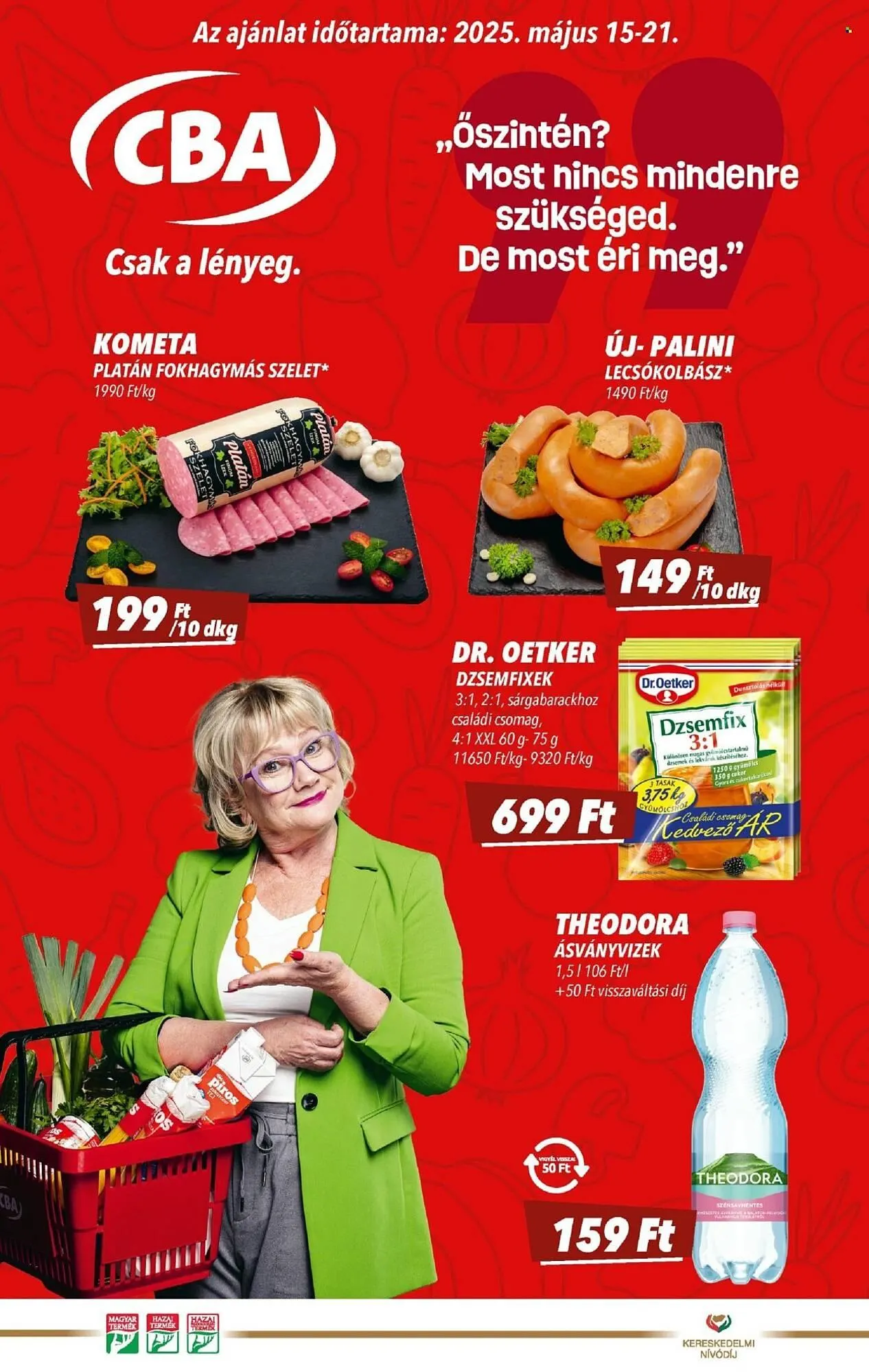 Katalógus CBA akciós újság május 15.-tól május 21.-ig 2025. - Oldal 1