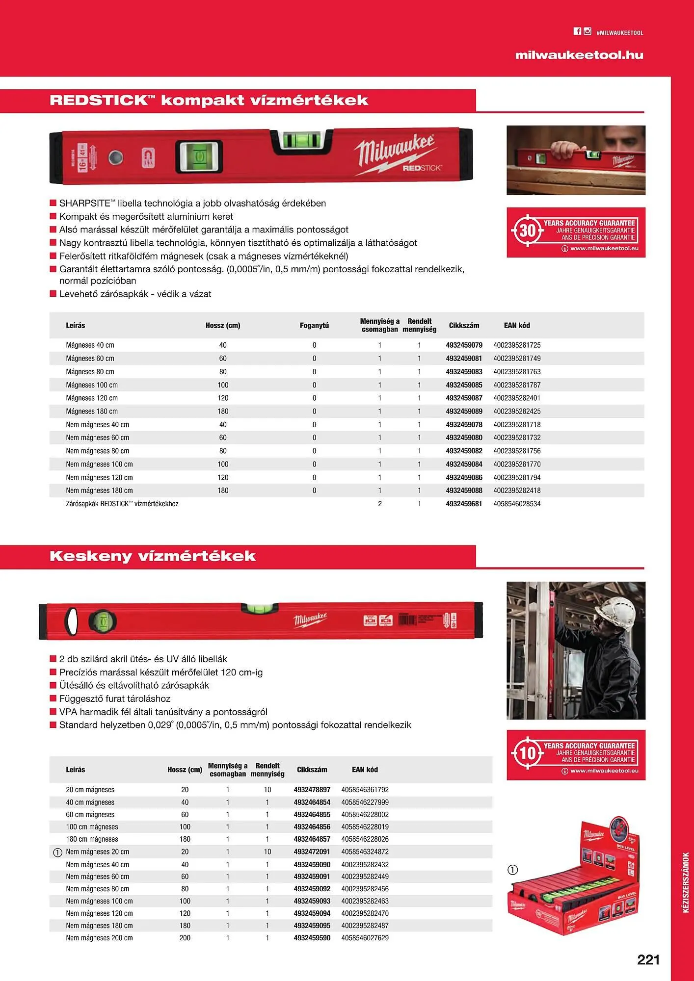 Katalógus Milwaukeetool akciós újság augusztus 14.-tól december 31.-ig 2024. - Oldal 221