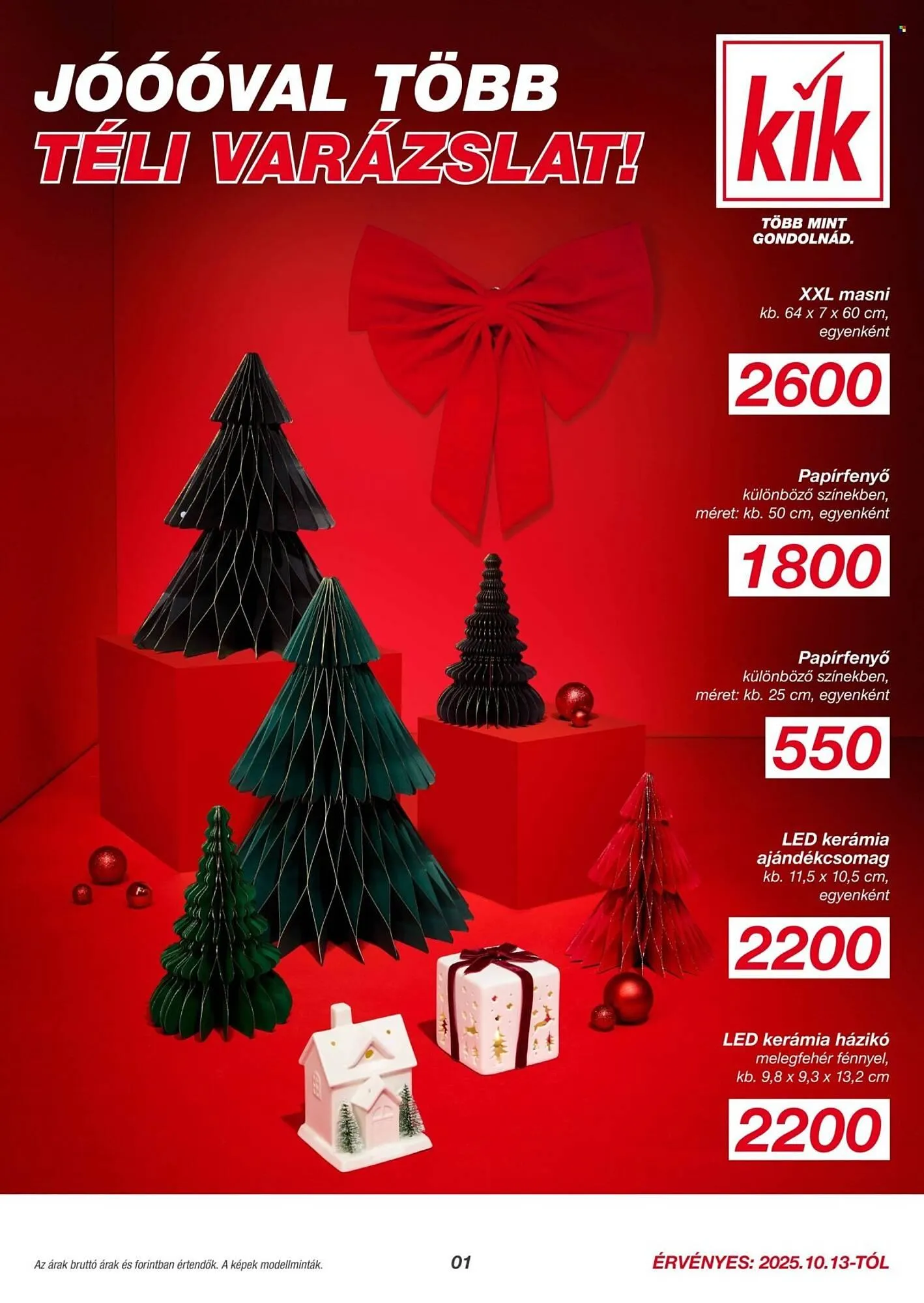 Kik akciós újság - 1