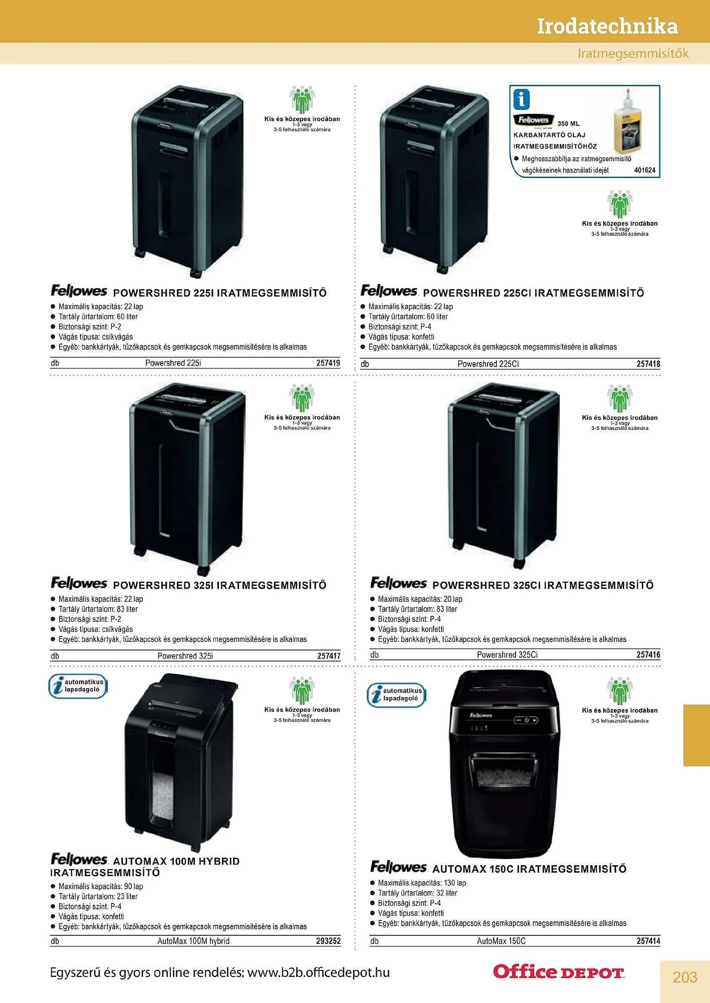 Katalógus Office Depot akciós újság május 9.-tól december 31.-ig 2026. - Oldal 203