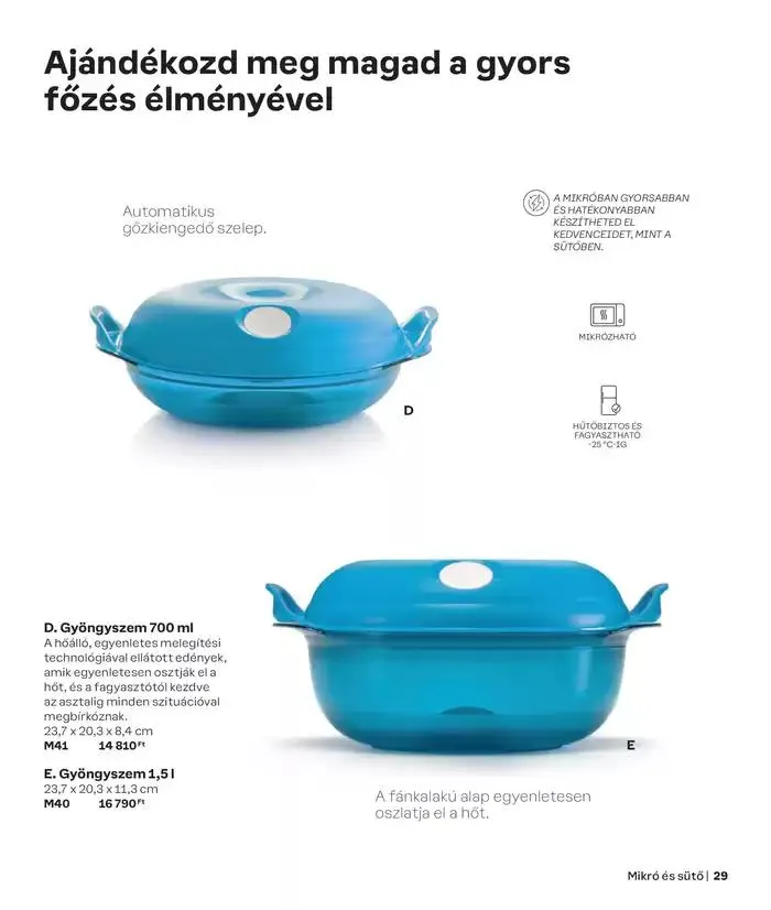 Katalógus Tupperware Autumn - Winter 2024/2025 Catalogue október 3.-tól március 23.-ig 2025. - Oldal 29