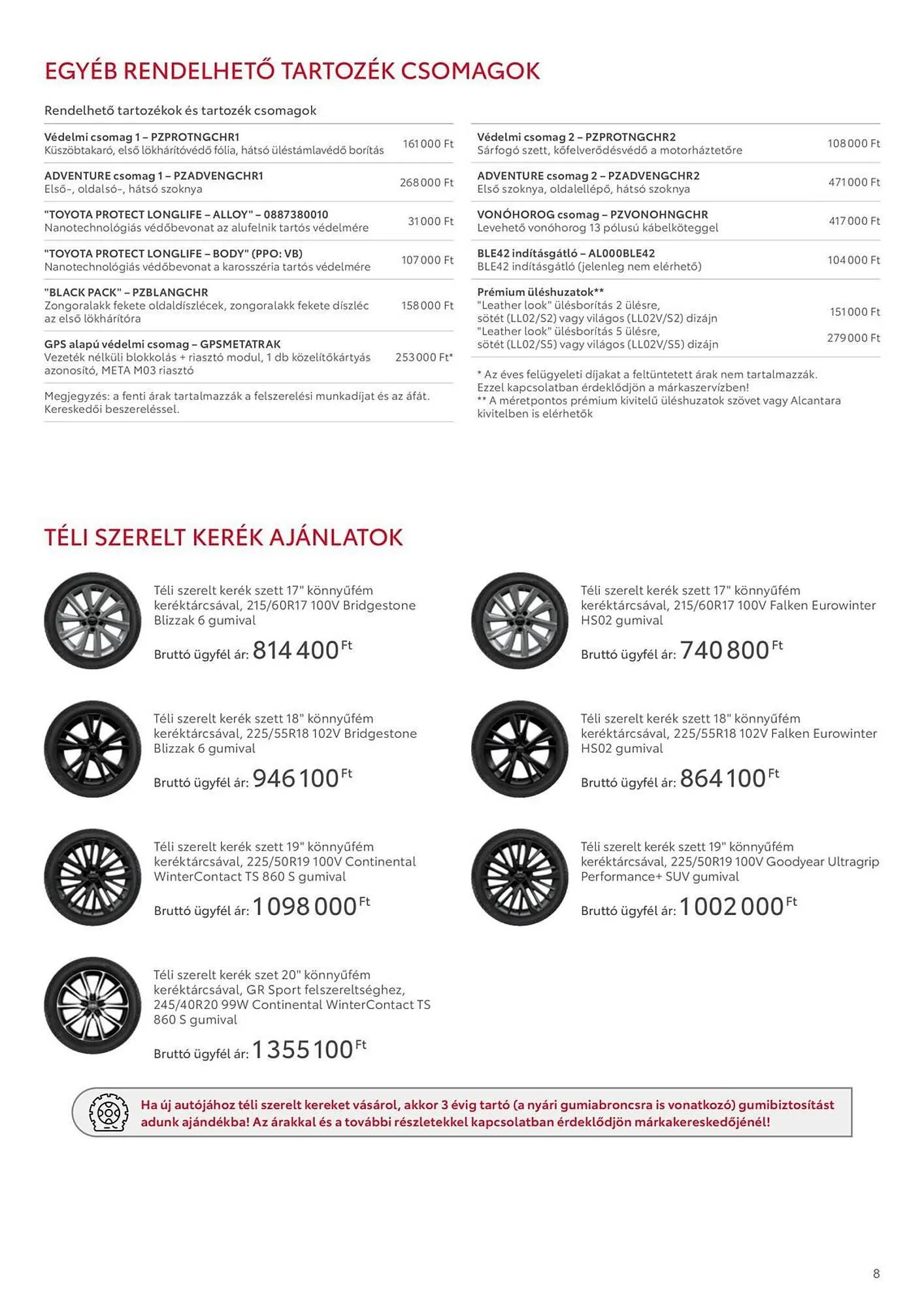 Katalógus Toyota akciós újság október 14.-tól december 2.-ig 2025. - Oldal 8