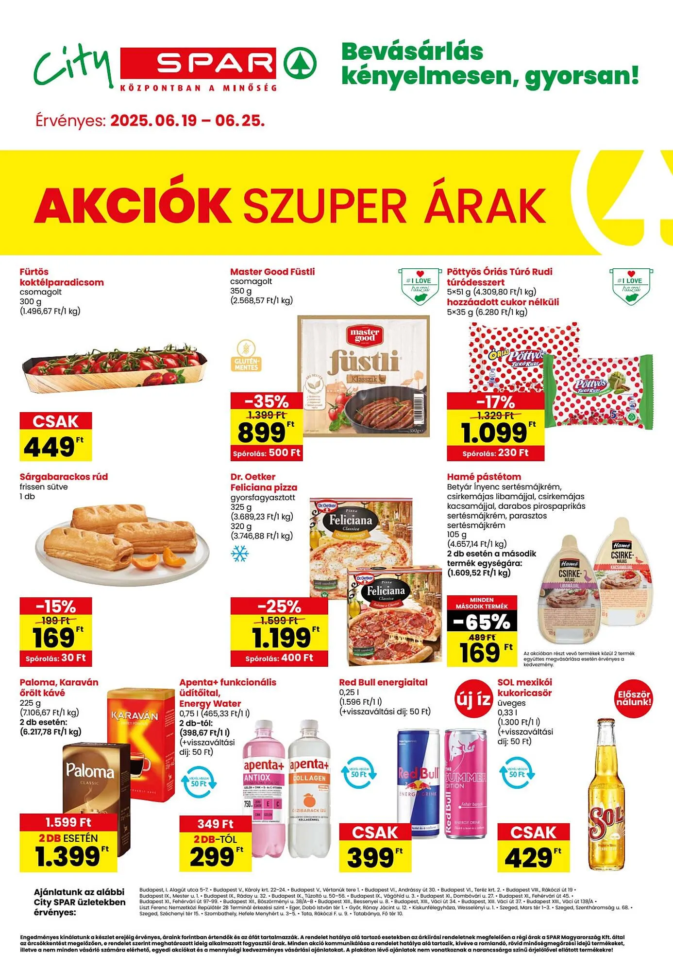 Katalógus Spar akciós újság június 19.-tól június 25.-ig 2025. - Oldal 1