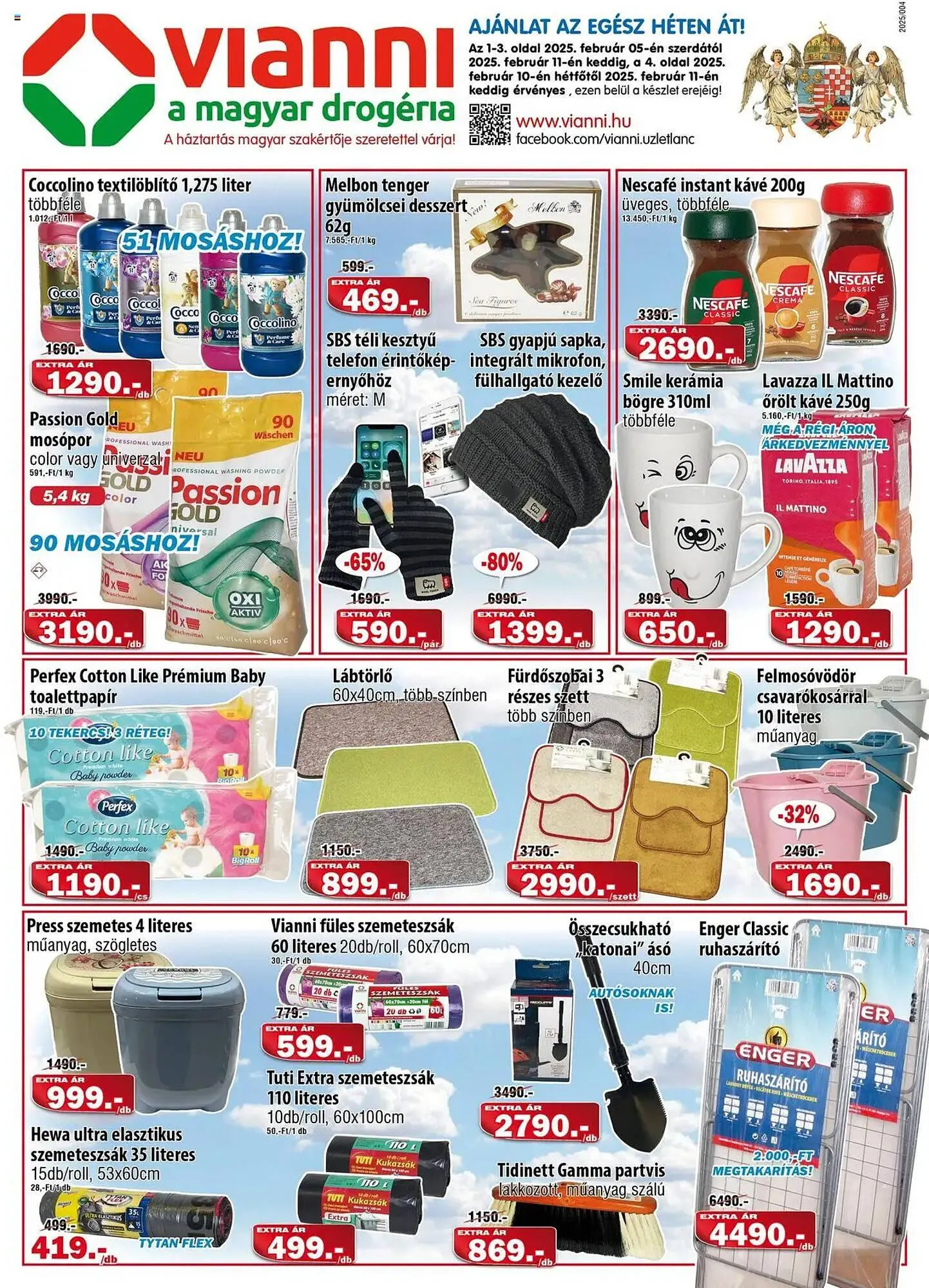 Katalógus Vianni Drogéria akciós újság február 5.-tól február 11.-ig 2025. - Oldal 1