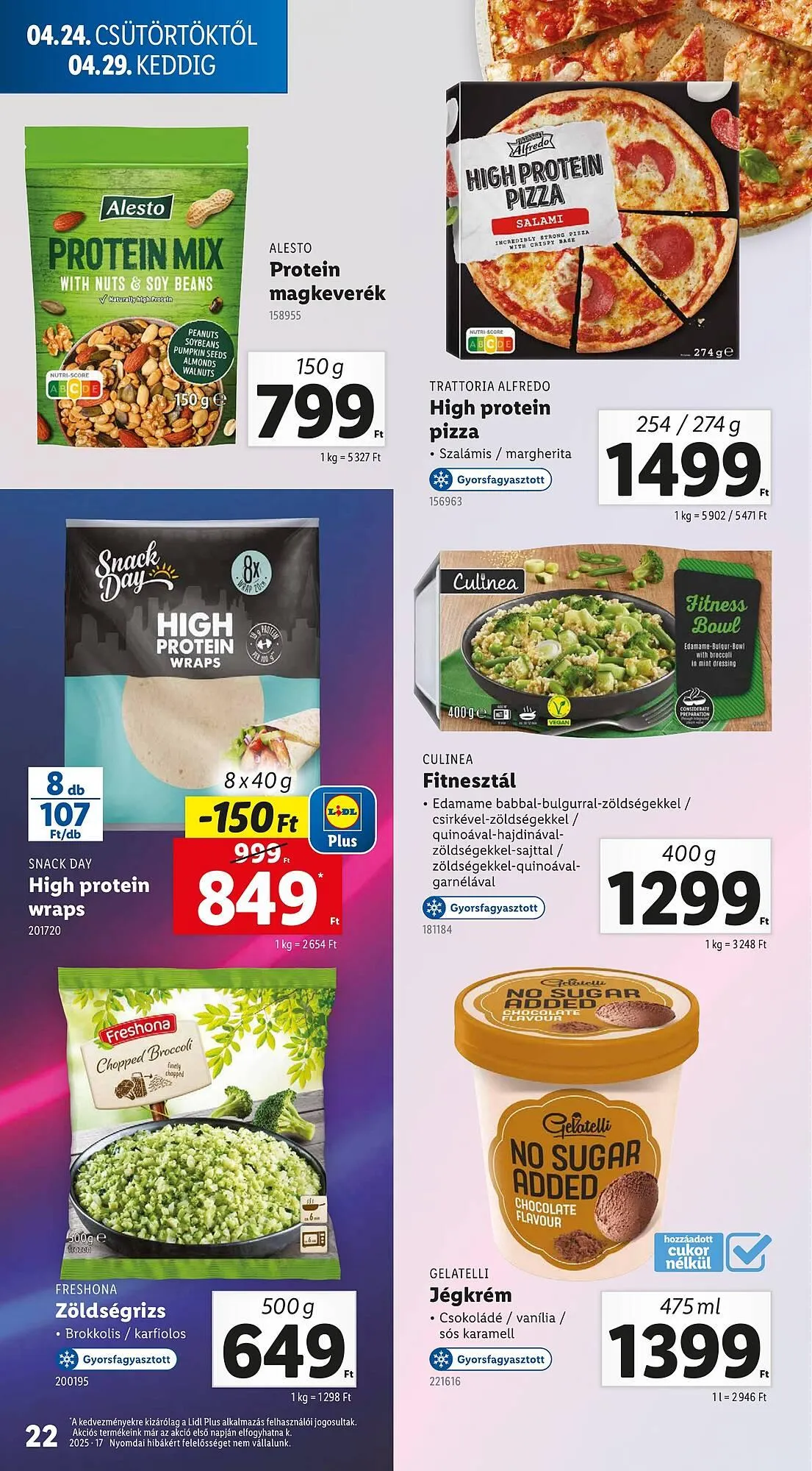 Katalógus Lidl akciós újság április 24.-tól április 29.-ig 2025. - Oldal 22
