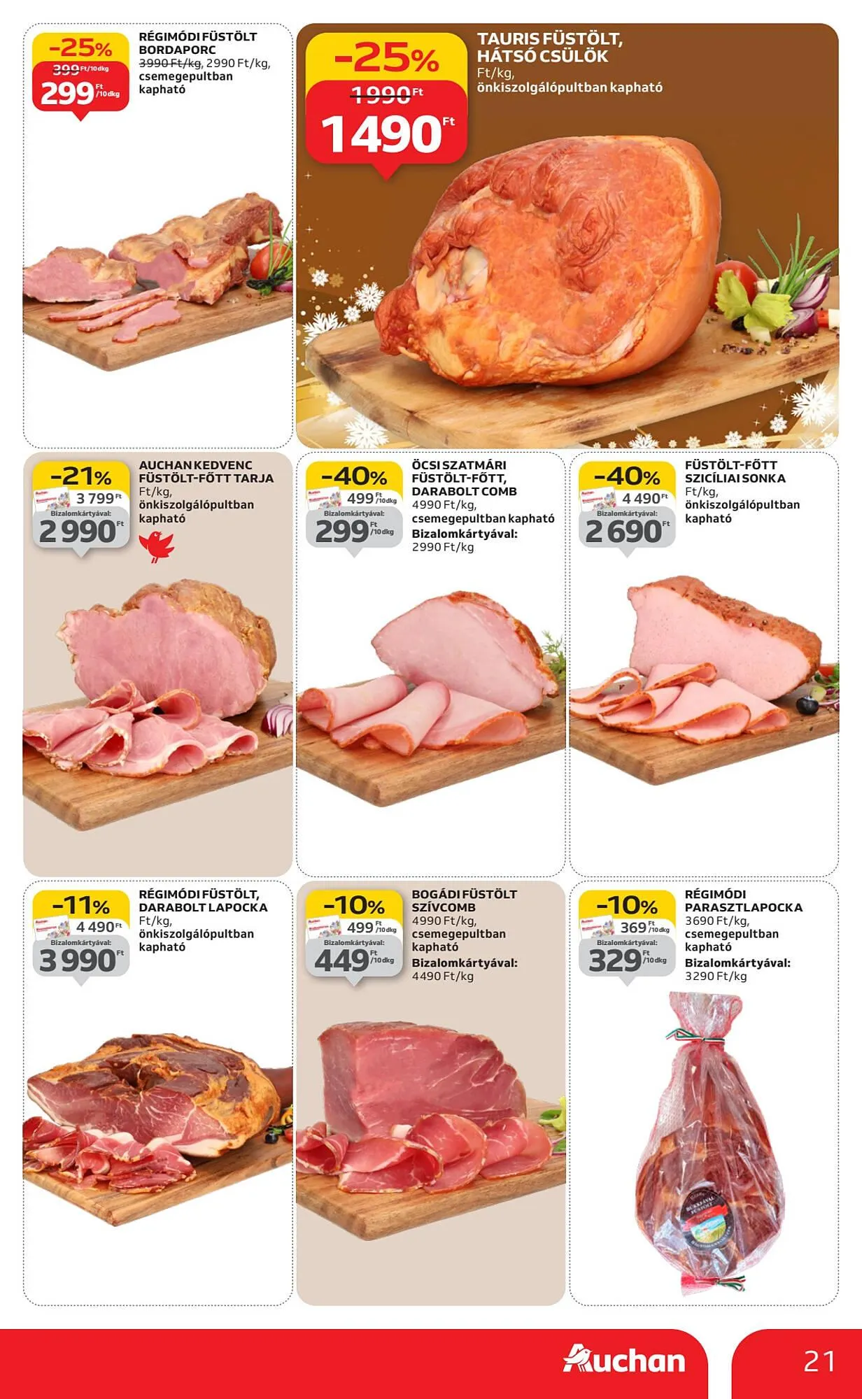 Katalógus Auchan akciós újság december 4.-tól december 10.-ig 2025. - Oldal 21