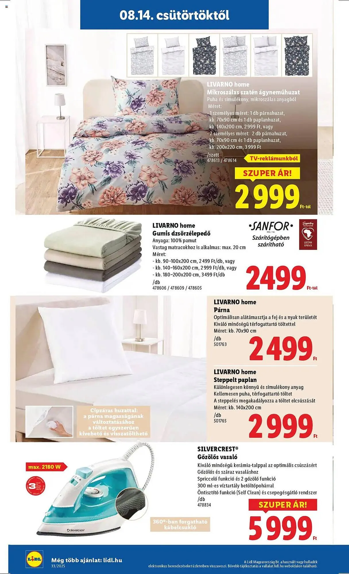 Katalógus Lidl akciós újság augusztus 14.-tól augusztus 20.-ig 2025. - Oldal 4