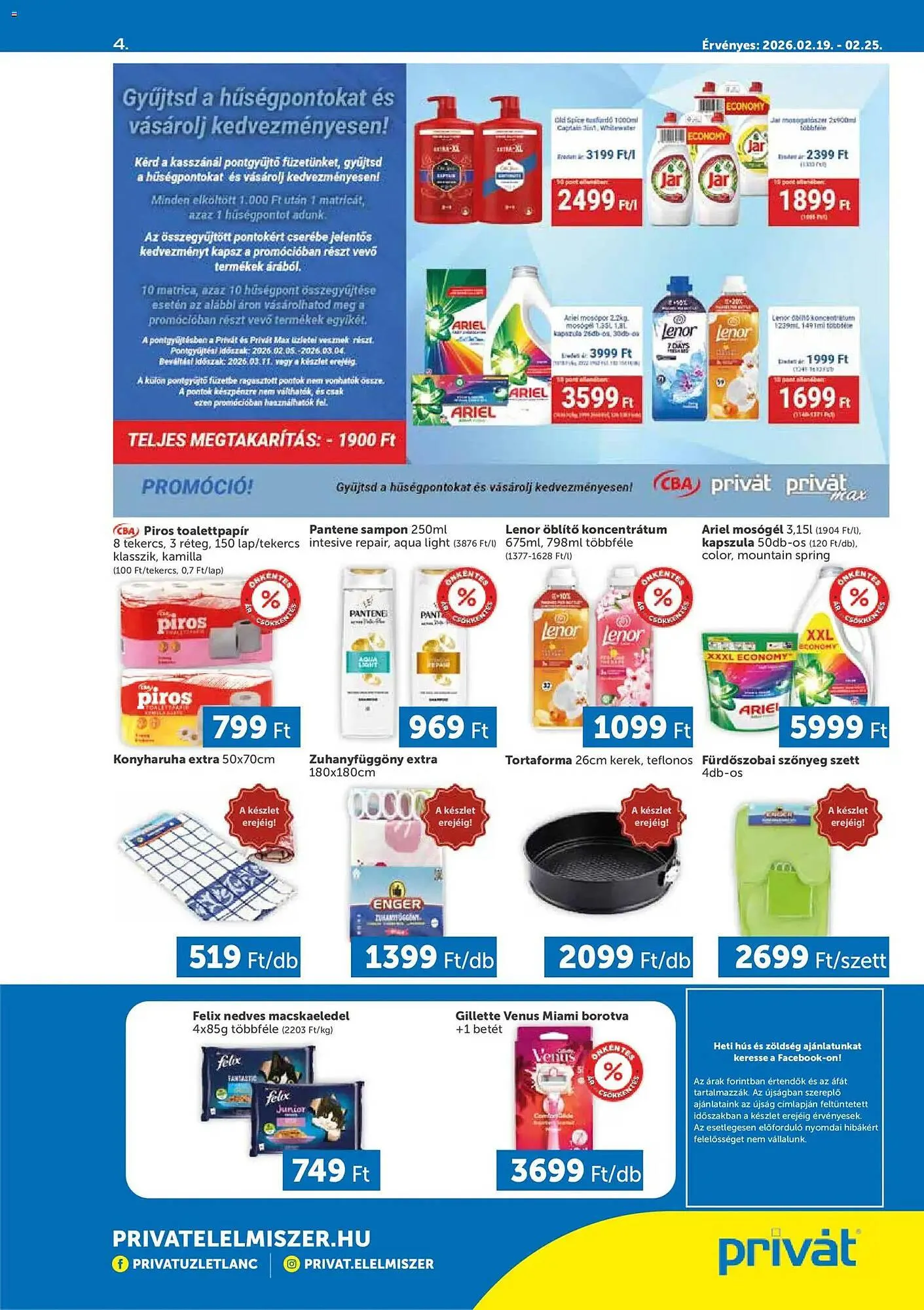 Katalógus PRIVÁT akciós újság február 19.-tól február 25.-ig 2026. - Oldal 4