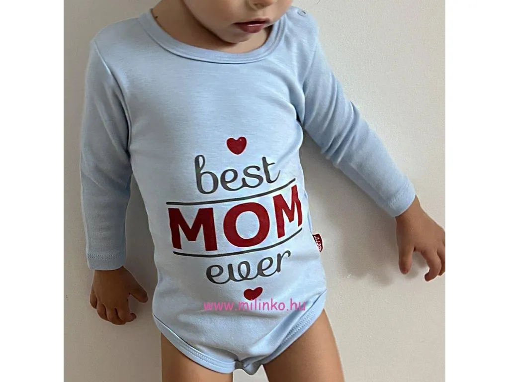 Baba body, kombidressz-Legjobb Anya, kék