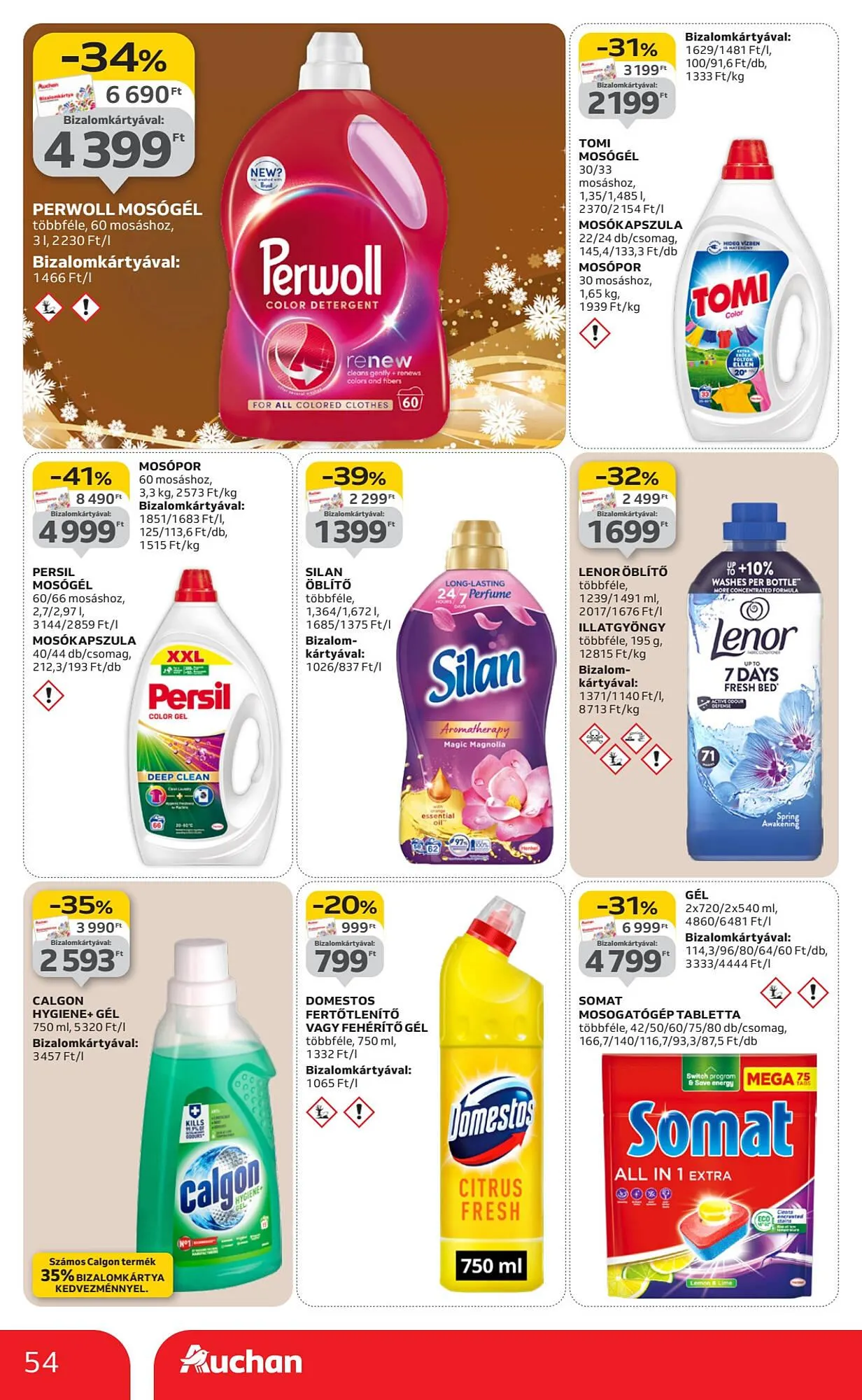 Katalógus Auchan akciós újság december 4.-tól december 10.-ig 2025. - Oldal 54