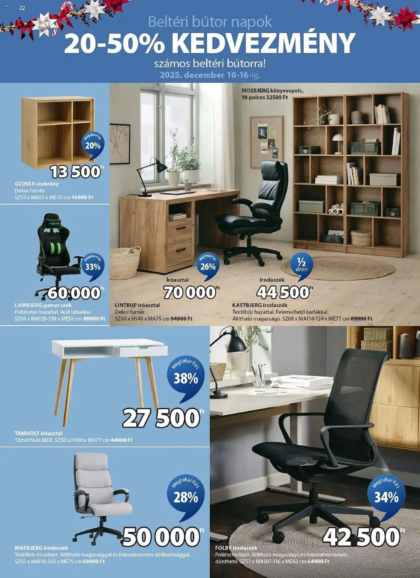 Katalógus JYSK akciós újság december 10.-tól december 16.-ig 2025. - Oldal 22