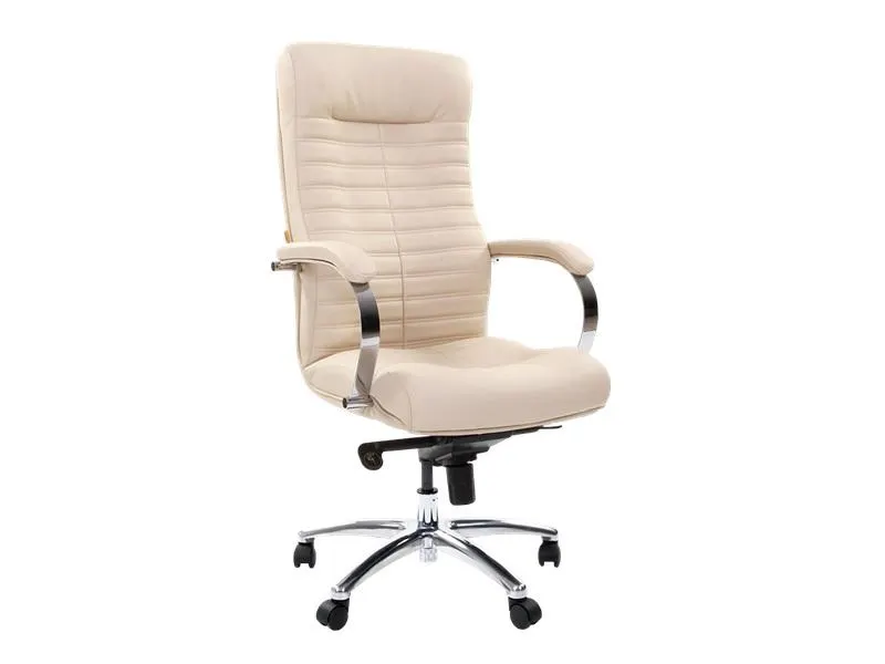 CHA-480 magas háttámlás vezetői forgószék karfával, bézs