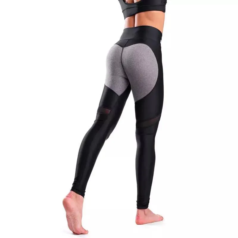 Női leggings HEART - Iron Aesthetics, fekete
