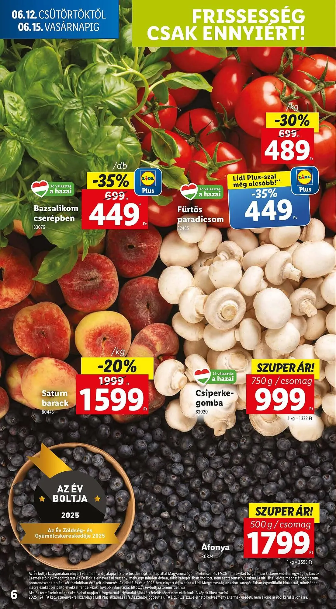 Katalógus Lidl akciós újság június 12.-tól június 18.-ig 2025. - Oldal 6