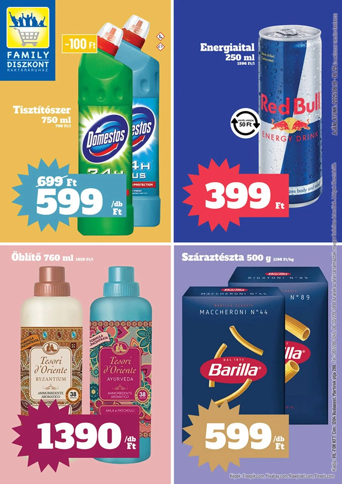 Katalógus Family Diszkont akciós újság június 19.-tól június 25.-ig 2025. - Oldal 1