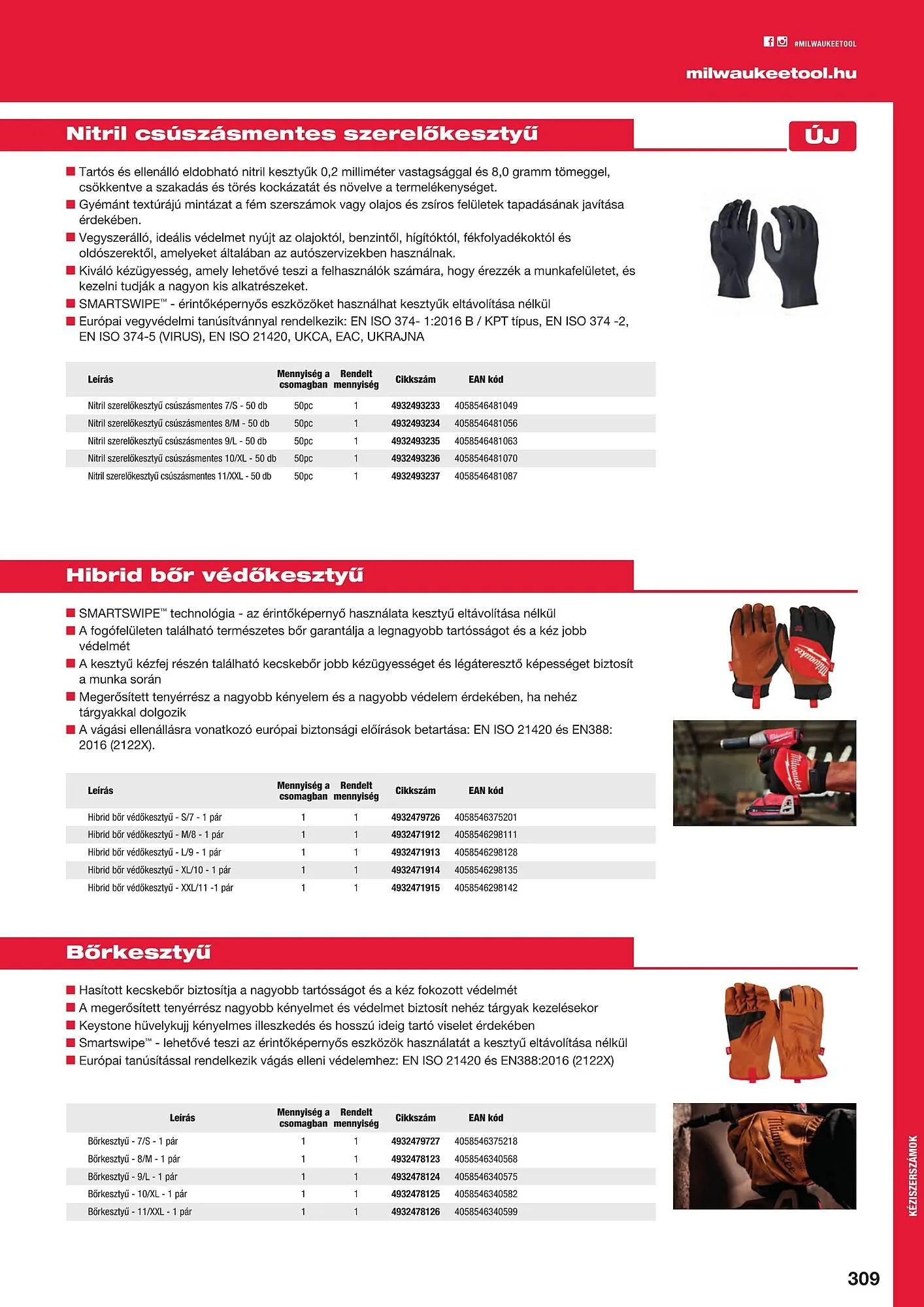 Katalógus Milwaukeetool akciós újság augusztus 14.-tól december 31.-ig 2024. - Oldal 309