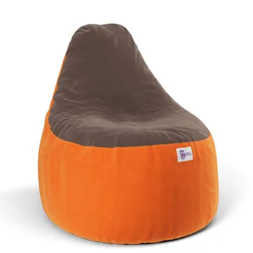 Narancs-Barna Babzsákfotel