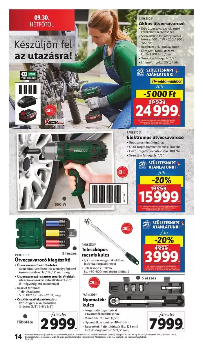 Katalógus Nonfood kínálatunk - 39. hét szeptember 26.-tól október 2.-ig 2024. - Oldal 14