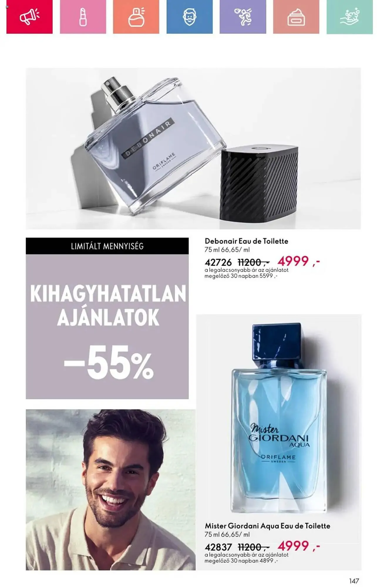 Katalógus Oriflame akciós újság július 6.-tól július 26.-ig 2025. - Oldal 147